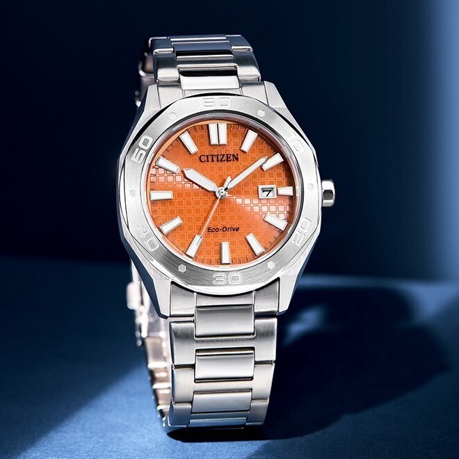 【CITIZEN 星辰】 光動能 八角形 日本機芯 男士運動 不鏽鋼腕錶 手錶 BM7630-80Z