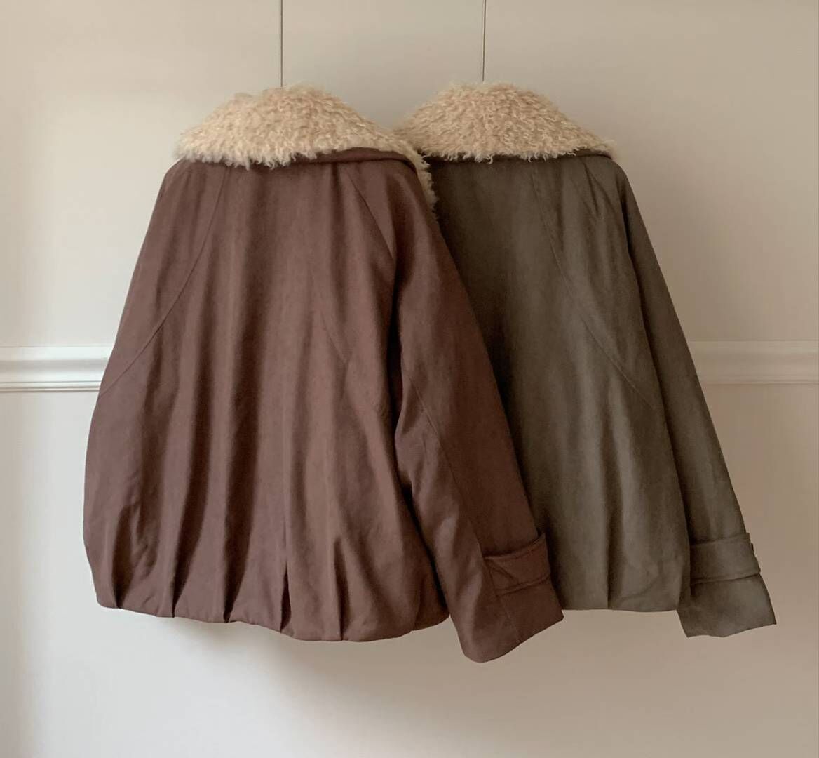 毛毛領鴨絨外套