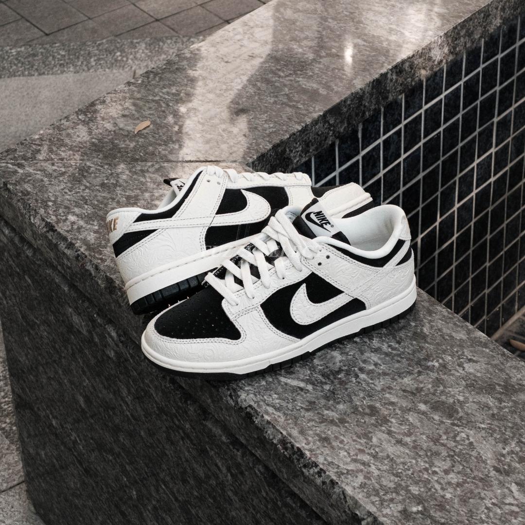 【逢甲 FUZZY】W Nike Dunk Low "Embossed Black Sail" 浮雕 反轉熊貓 馬年限定 IF3944-001