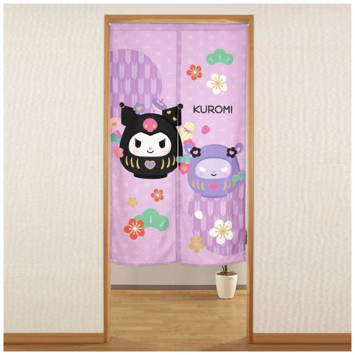 26040-KU Sanrio Kuromi 日本和風長門簾 達摩 #JP-NM26-14667