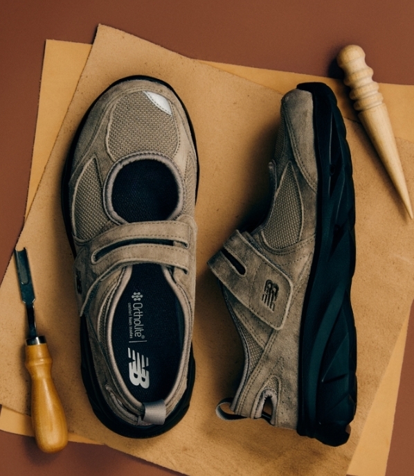 【OWN】New Balance Breeze 瑪莉珍鞋 灰褐色 MARY JANE 運動 涼鞋 魔鬼瞻 機能 麂皮 透氣網布 女鞋 SD2203KB 韓國限定