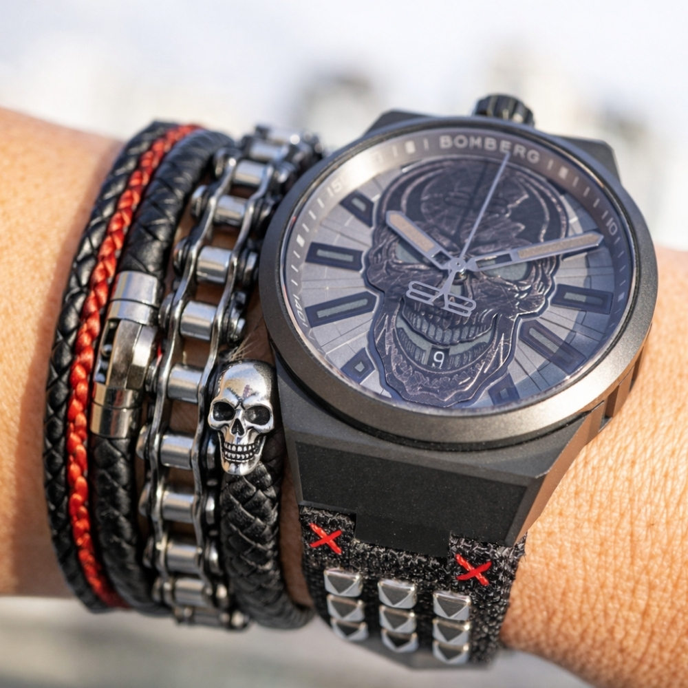 Bolt-68 NEO 系列 黑夜骷髏騎士機械腕錶