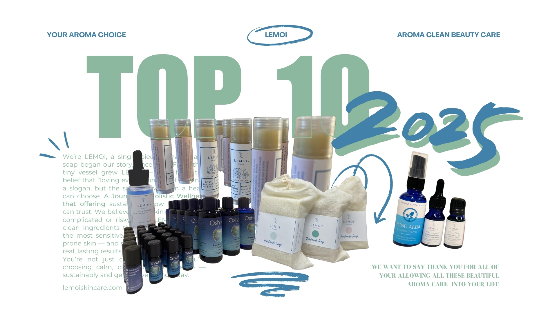 best sellers, top 3, lemoi aromatherapy, oshadhi hk, lemoiskincare, essential oil, crystal & gems stone