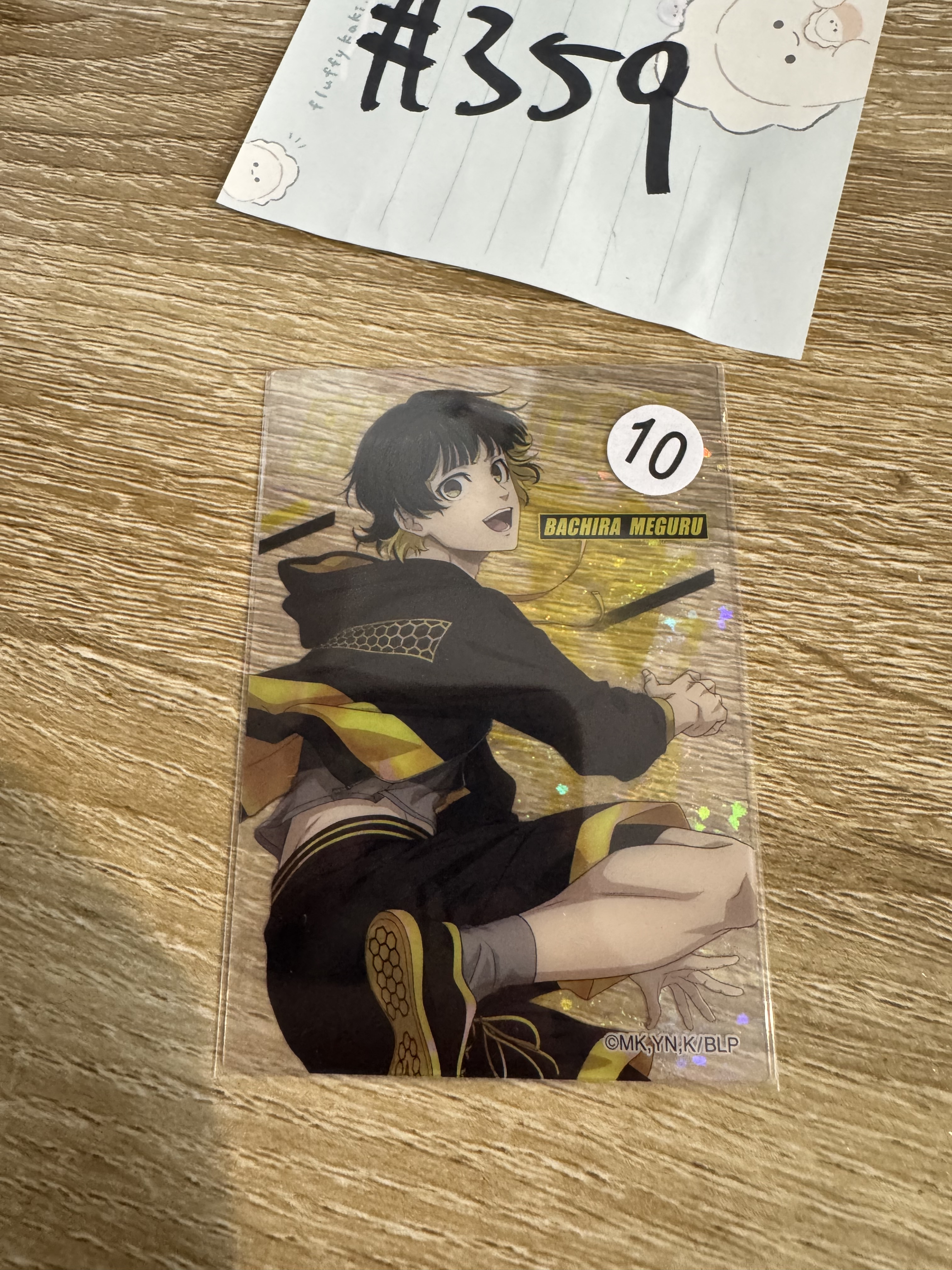 BlueLock 蜂樂 小卡#359