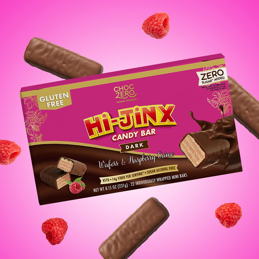 Choczero Hi-Jinx黑朱古力迷你夾心威化餅乾 - 覆盆子忌廉 231g