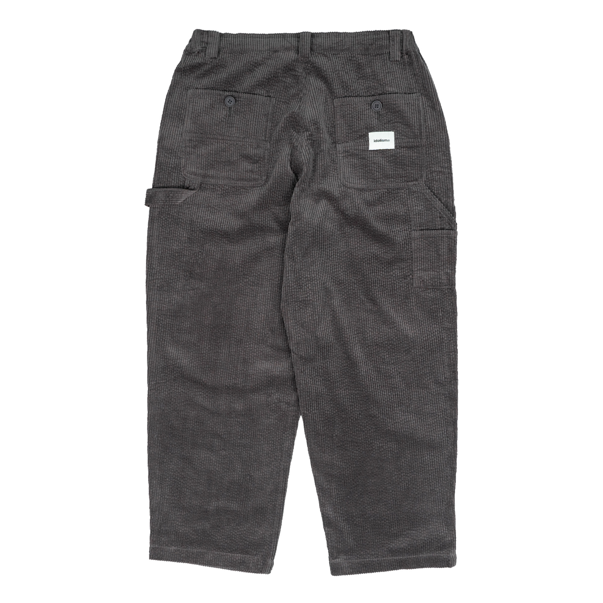 idealism｜ID25056 - Cord Carpenter Pants (Brown/Gray)