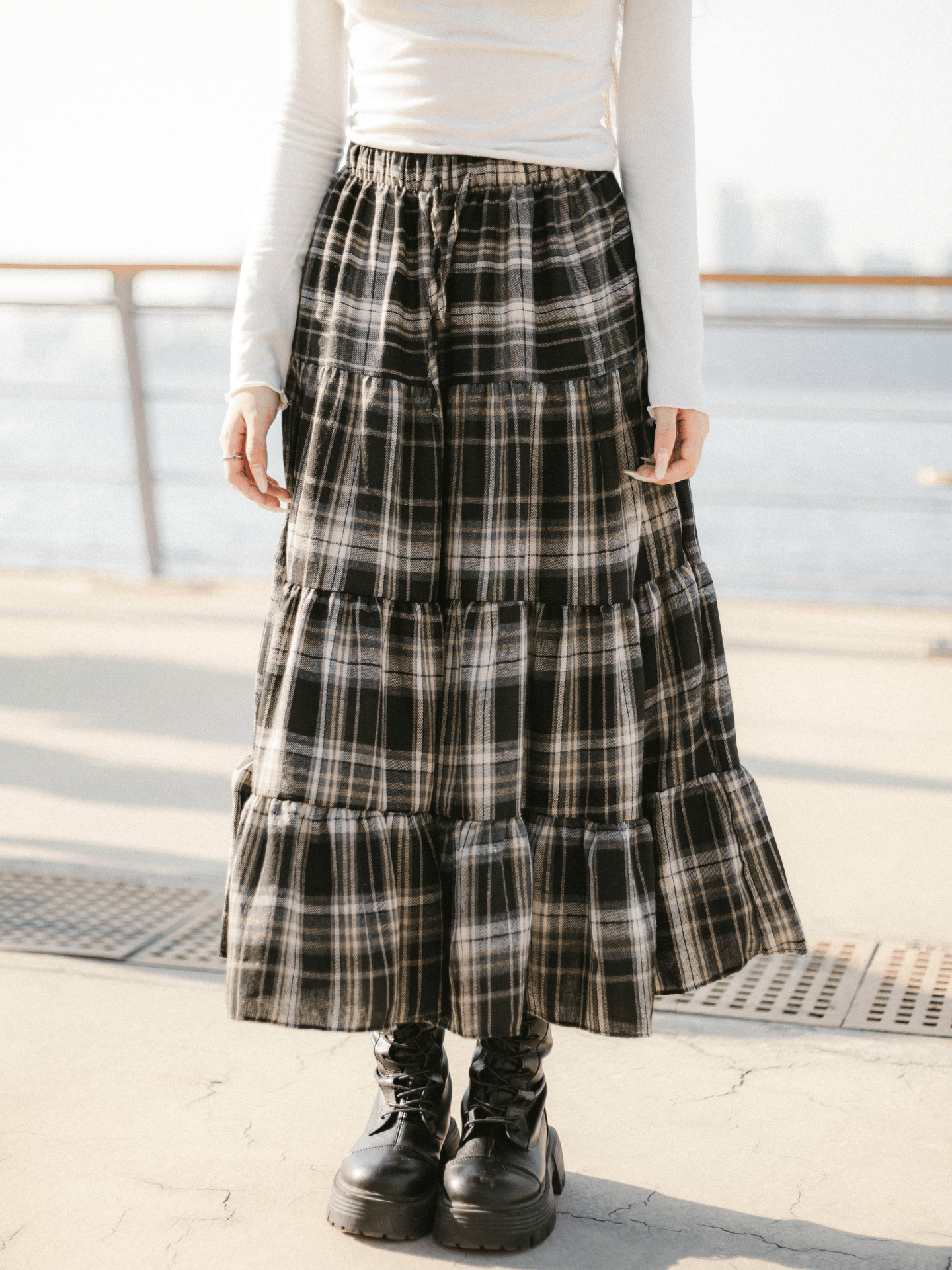 Winter Color Tone Cake Skirt