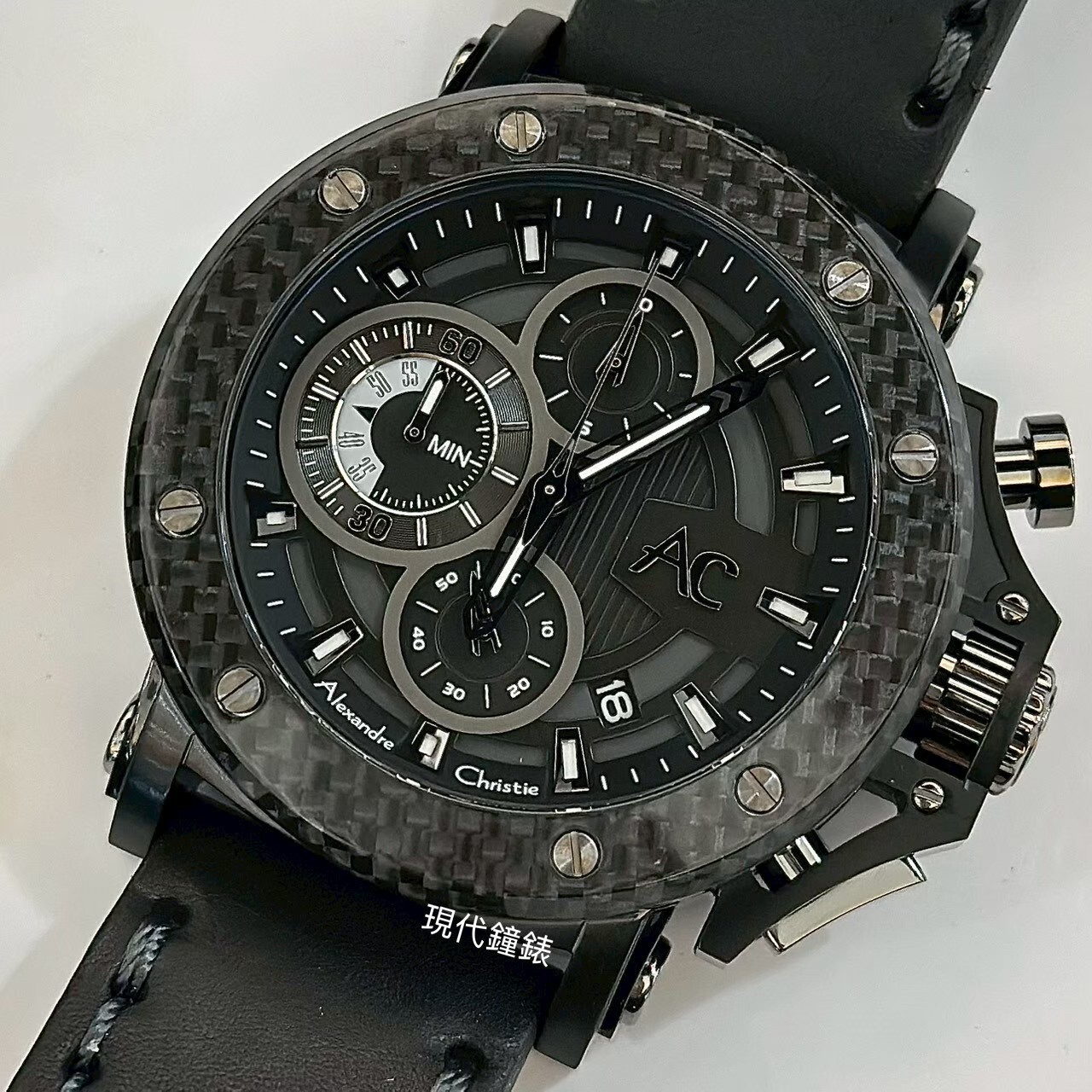 【Alexandre Christie亞力克麗 AC錶】9205MCLEPBAGL 47mm現代鐘錶