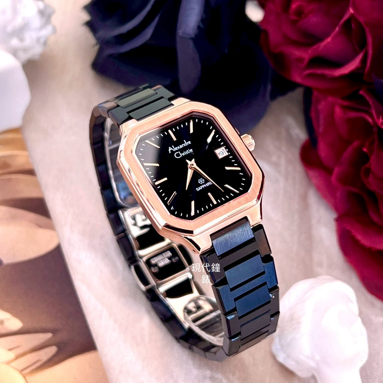 【Alexandre Christie亞力克麗 AC錶】8711LDBBRDGSG 27mm現代鐘錶