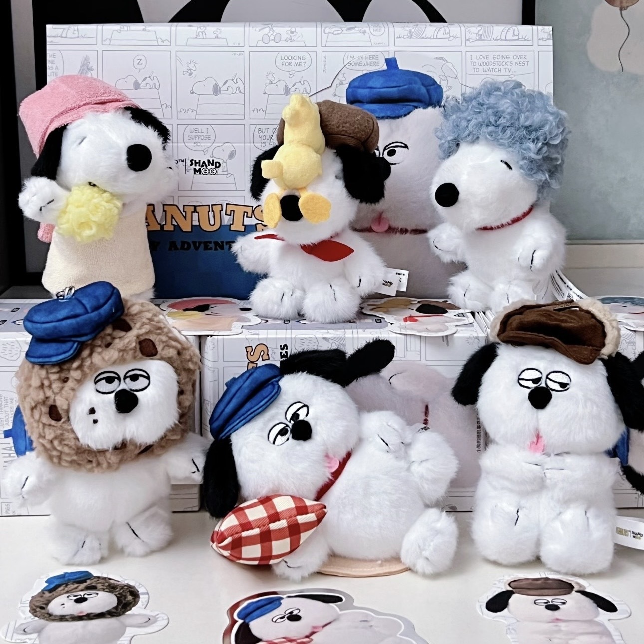 PEANUTS 史努比家族 小狗的隨機事件 盲盒 奧拉夫 毛絨吊飾 可愛 小玩偶