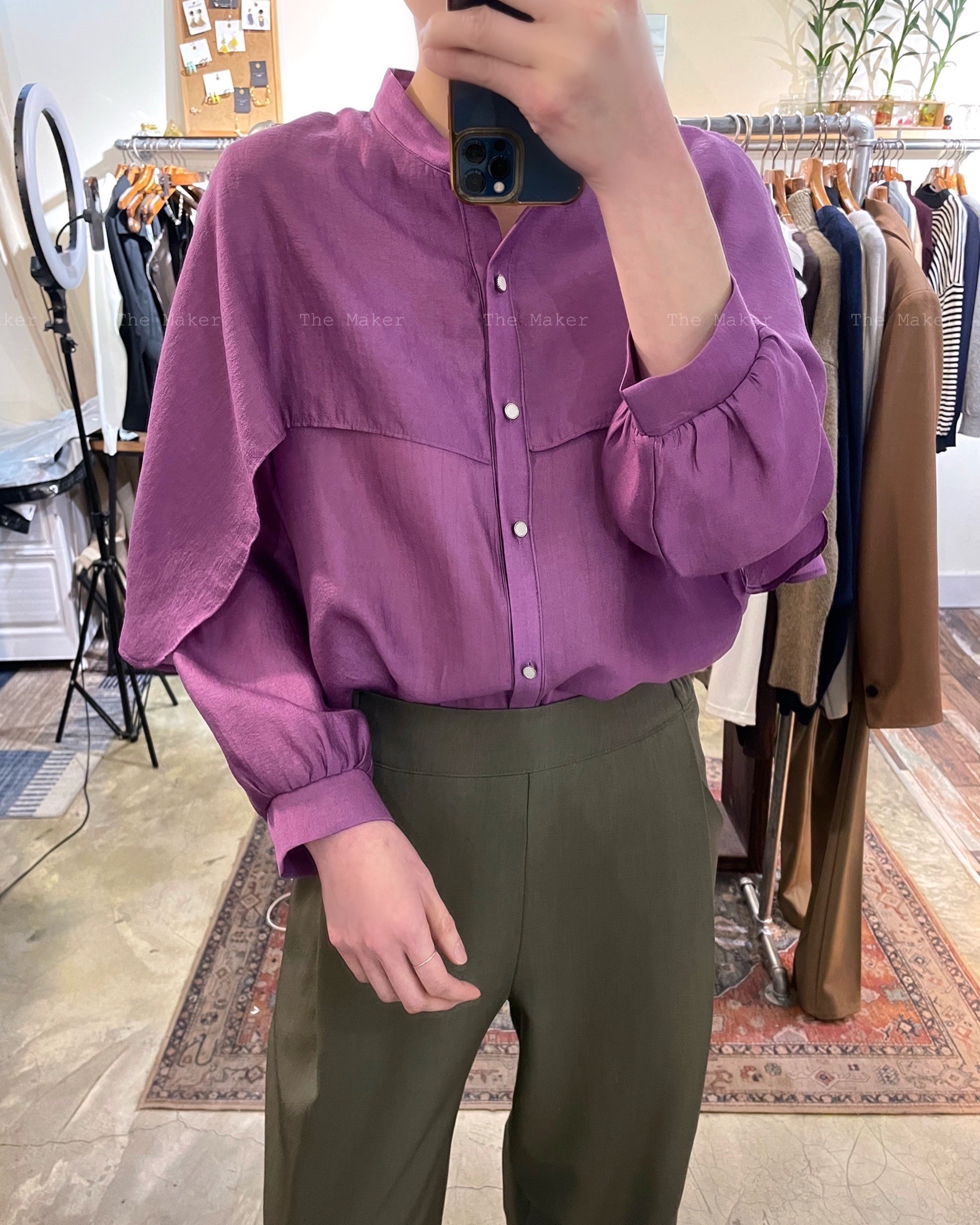 💚 型格高貴斗篷恤衫 💚