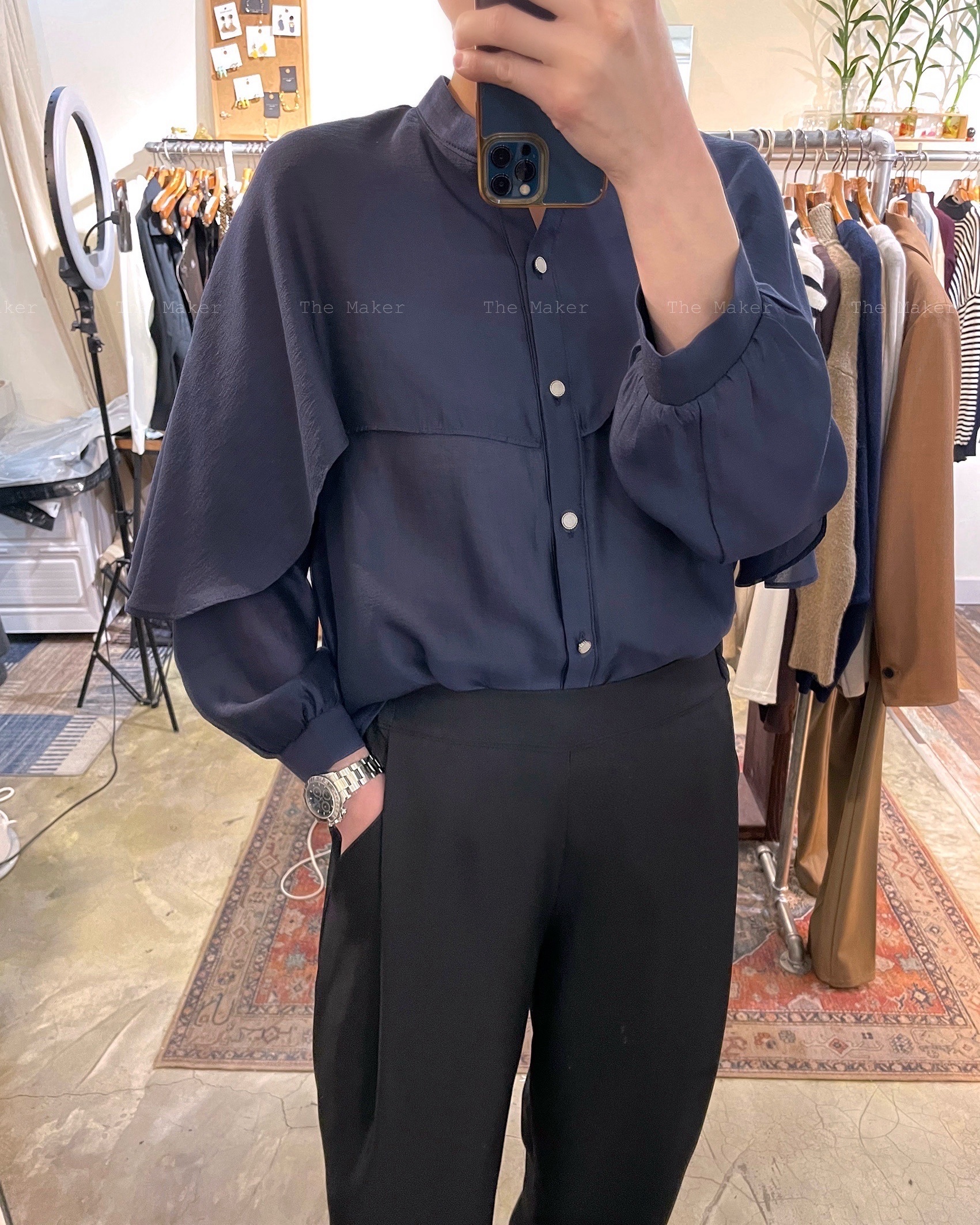 💚 型格高貴斗篷恤衫 💚