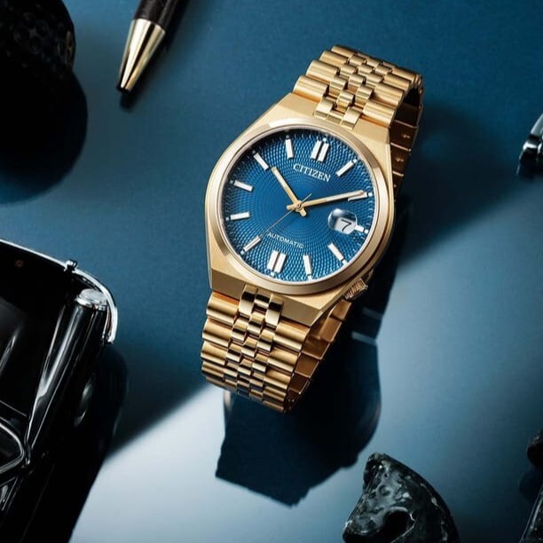 預購款【CITIZEN 星辰】Mechanical系列 TSUYOSA 60 自動上鍊機械 男錶 日本機芯 手錶 NK0023-57L