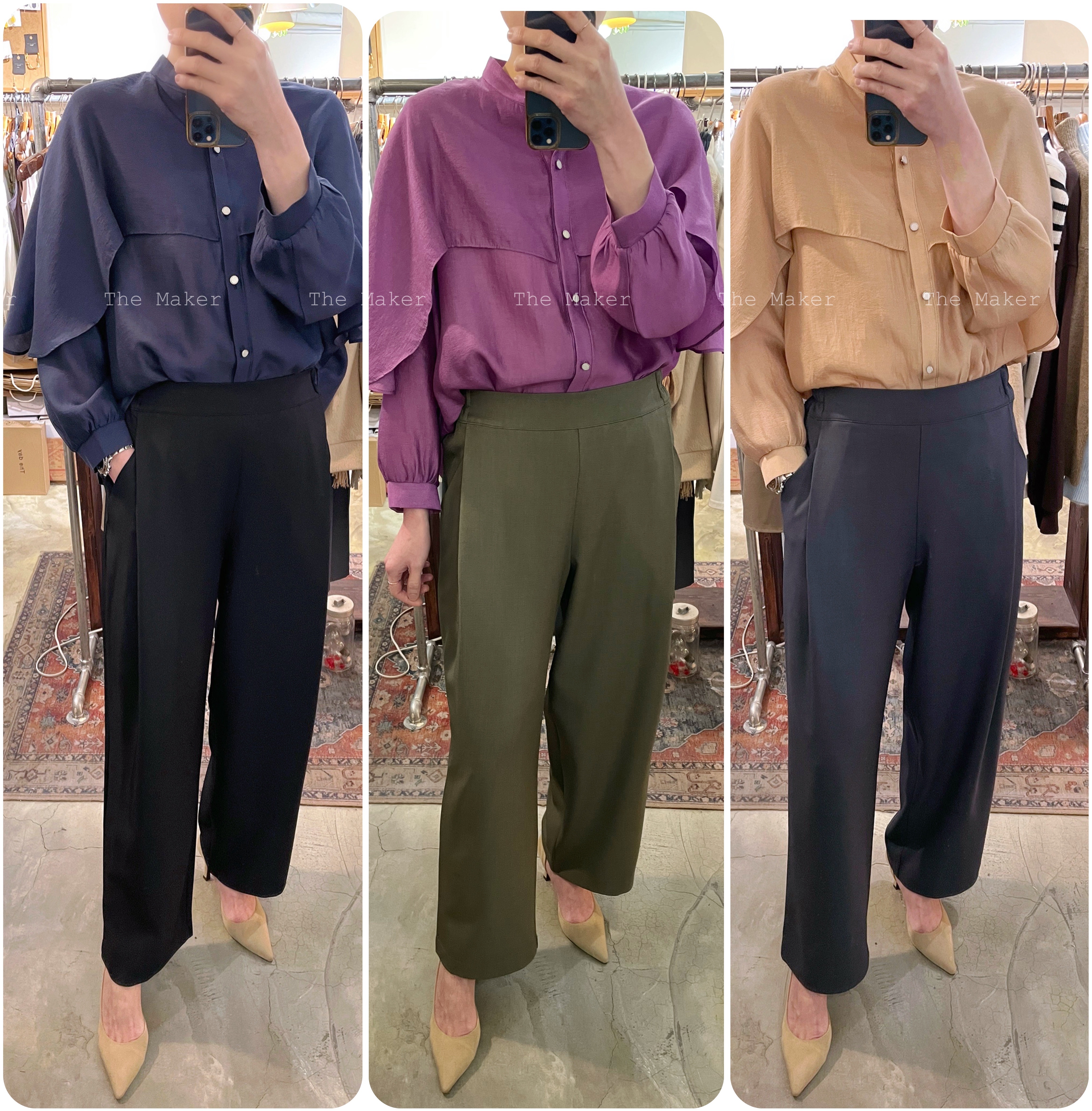 🆙 雙摺長腿褲 🆙