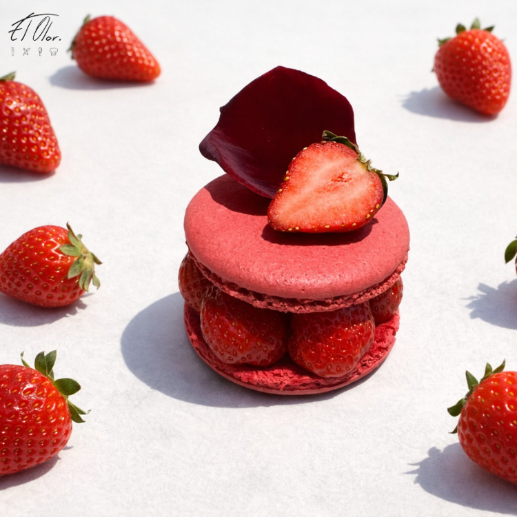 食尚玩家推薦｜El.Olor 草莓馬卡龍｜台南甜點伴手禮推薦