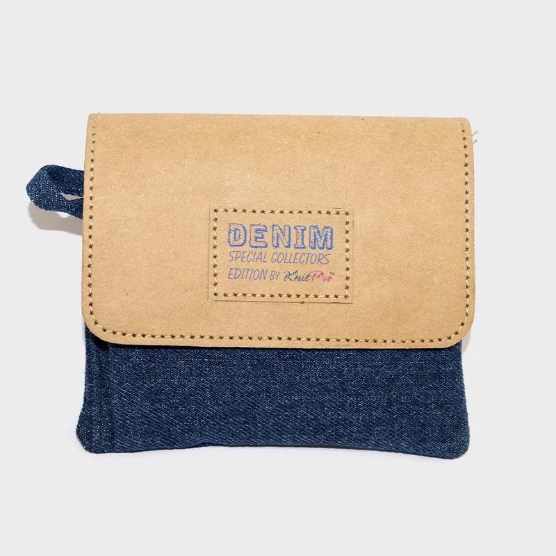 KnitPro - Indigo Wood 靛藍木丹寧迷你 5cm (2") 組合式迷你輪針套組