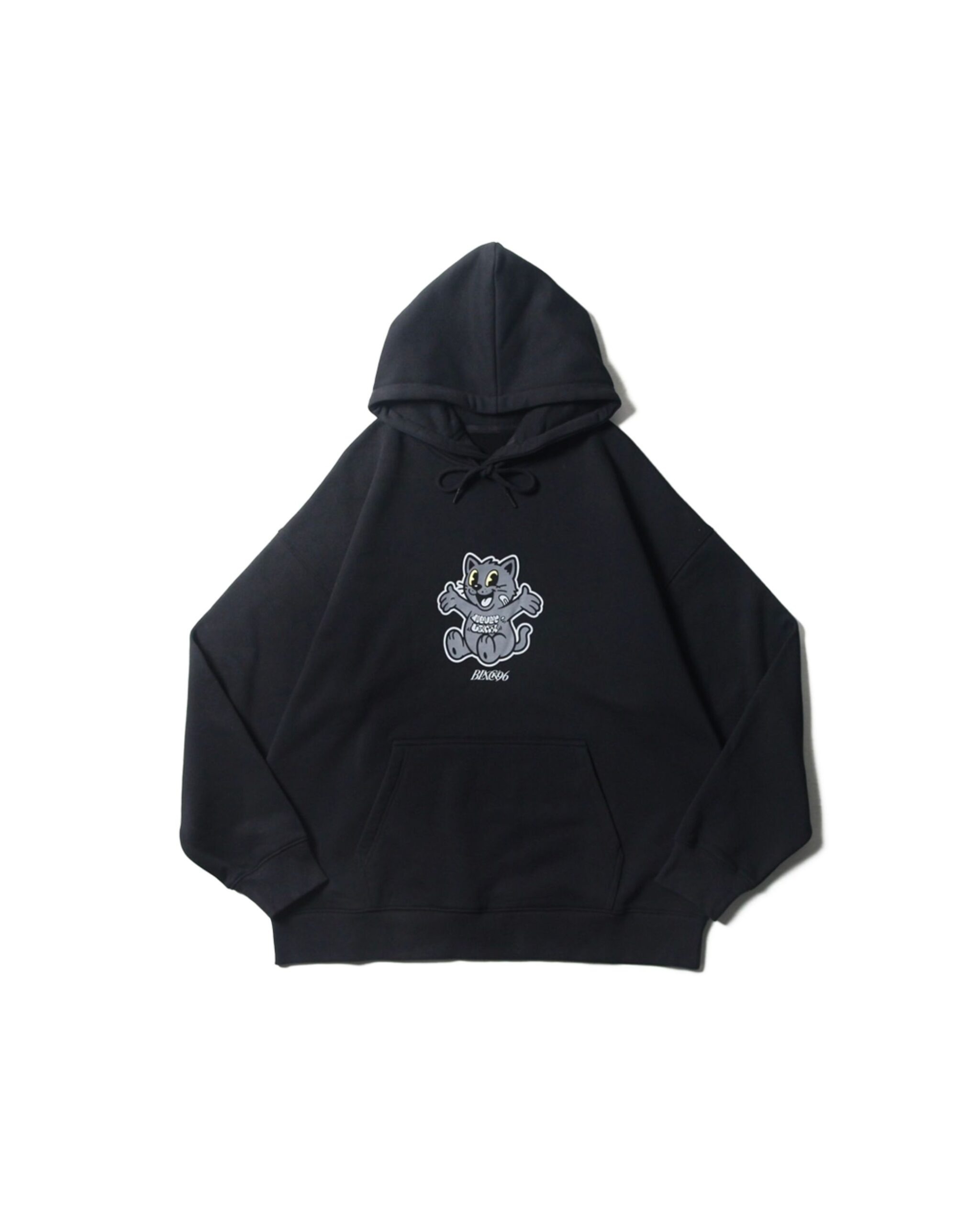 Neverland x BLACK96｜Black Cat Logo Hoodies 聯名款 (Black)