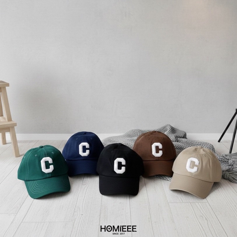 韓國 Covernat Cap 老帽 棒球帽 大C 小C 刺繡 LOGO 黑色 卡其 深藍