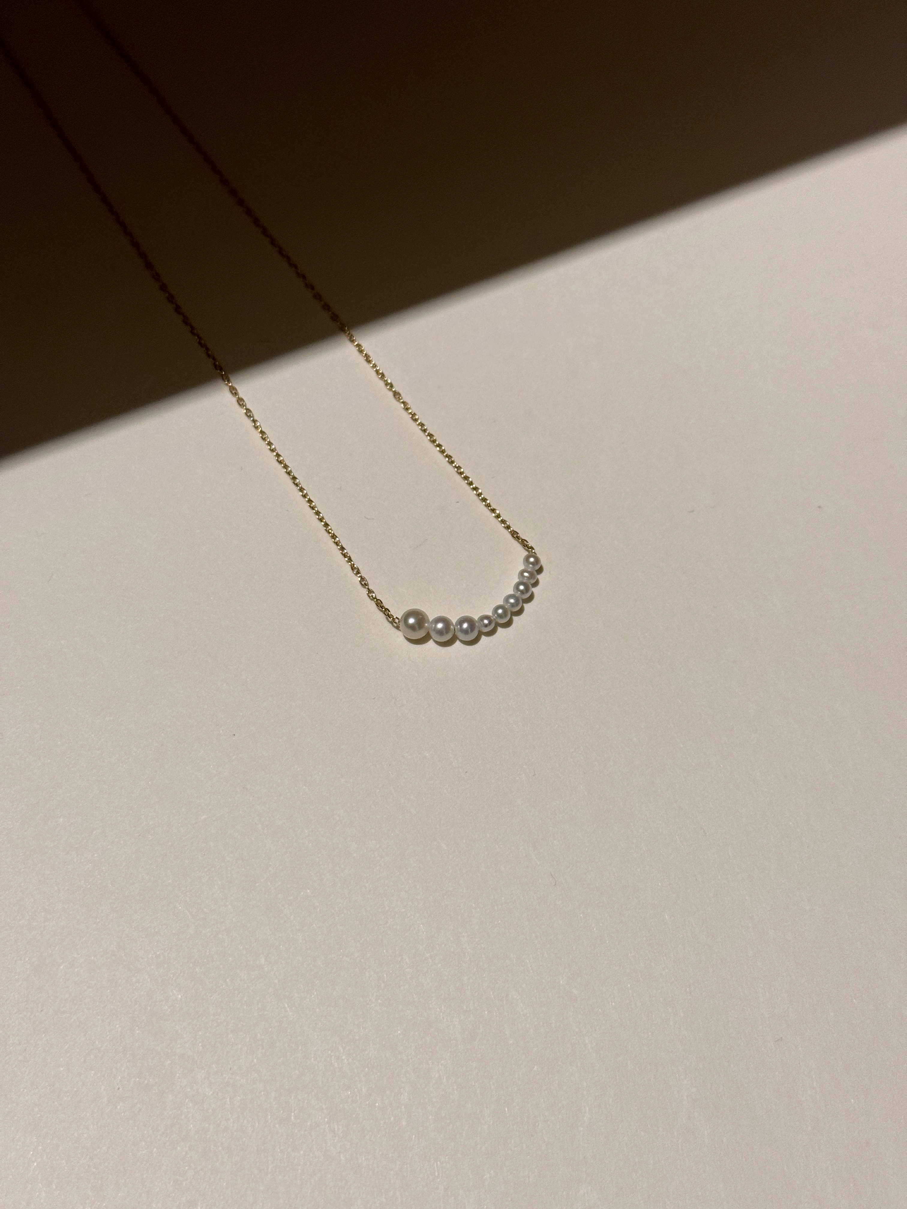 漸層微笑珍珠項鍊