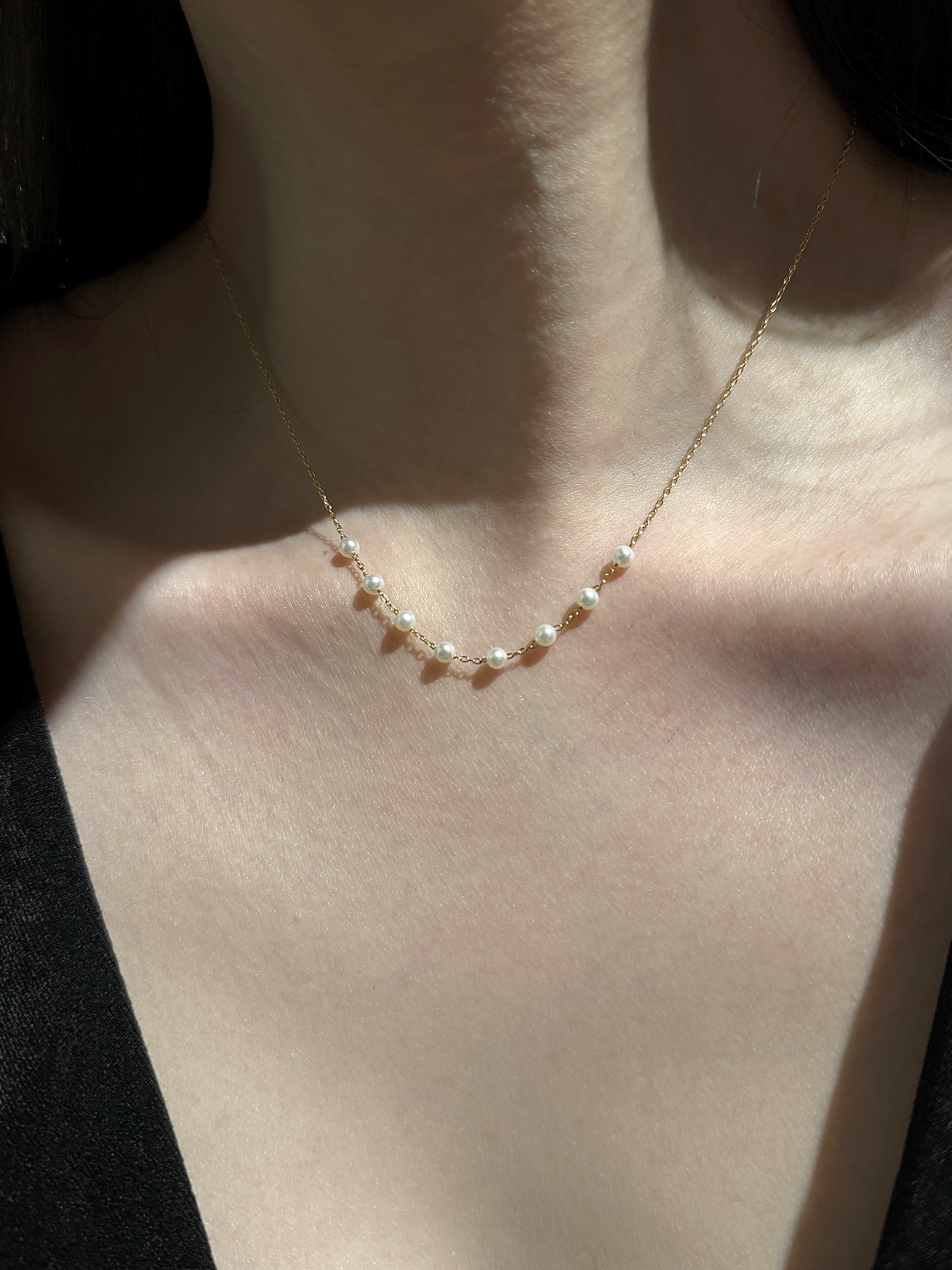 公主珍珠間隔項鍊