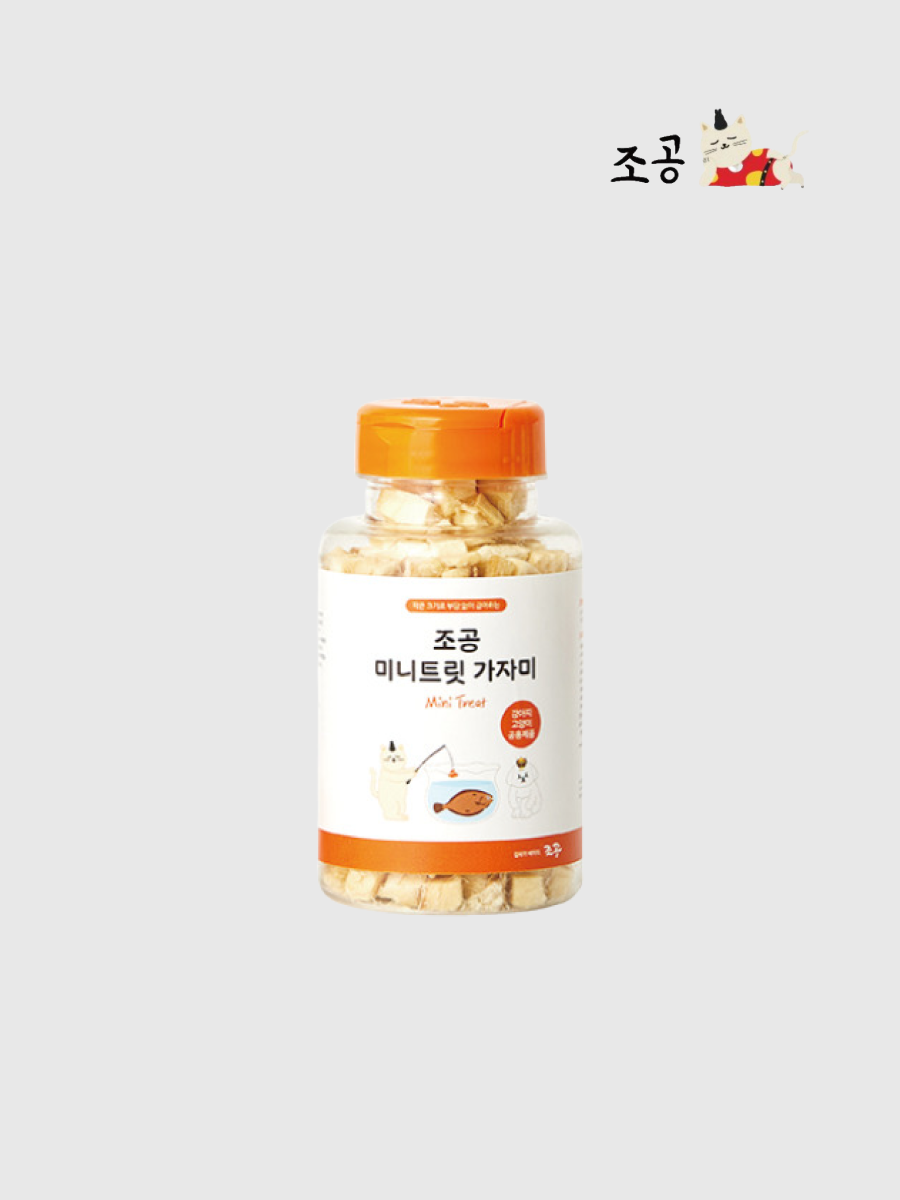 【朝貢】迷你型海鮮小凍乾｜比目魚 (罐裝)