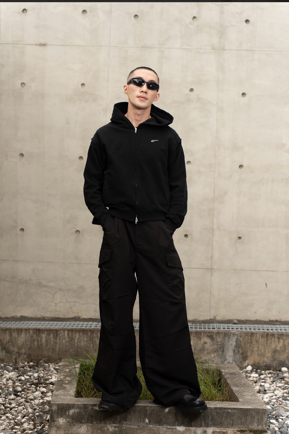 TASTEFUL MADE  Worn Tag 舊標（T-22)- 水洗 不收滾邊 合身版型 仿舊 #棉外套