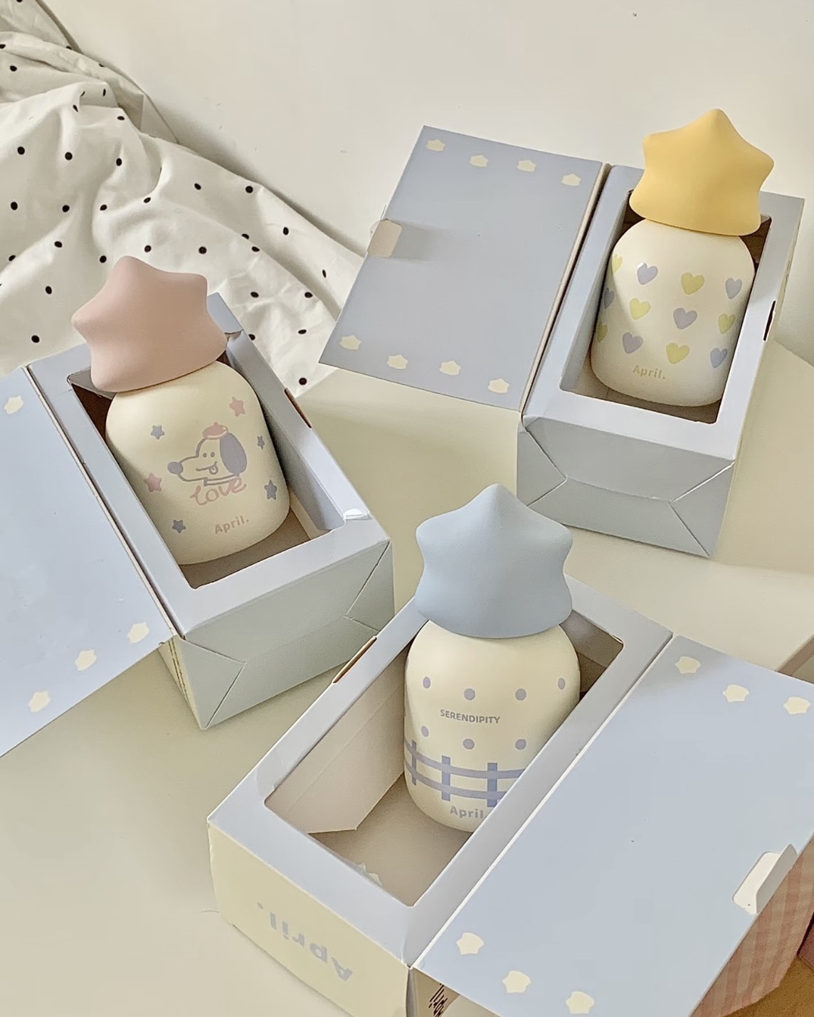 <超級可愛>APRIL 316不銹鋼 星星 保溫杯 5色