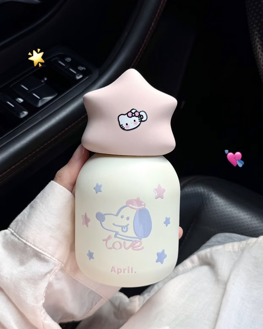 <超級可愛>APRIL 316不銹鋼 星星 保溫杯 5色