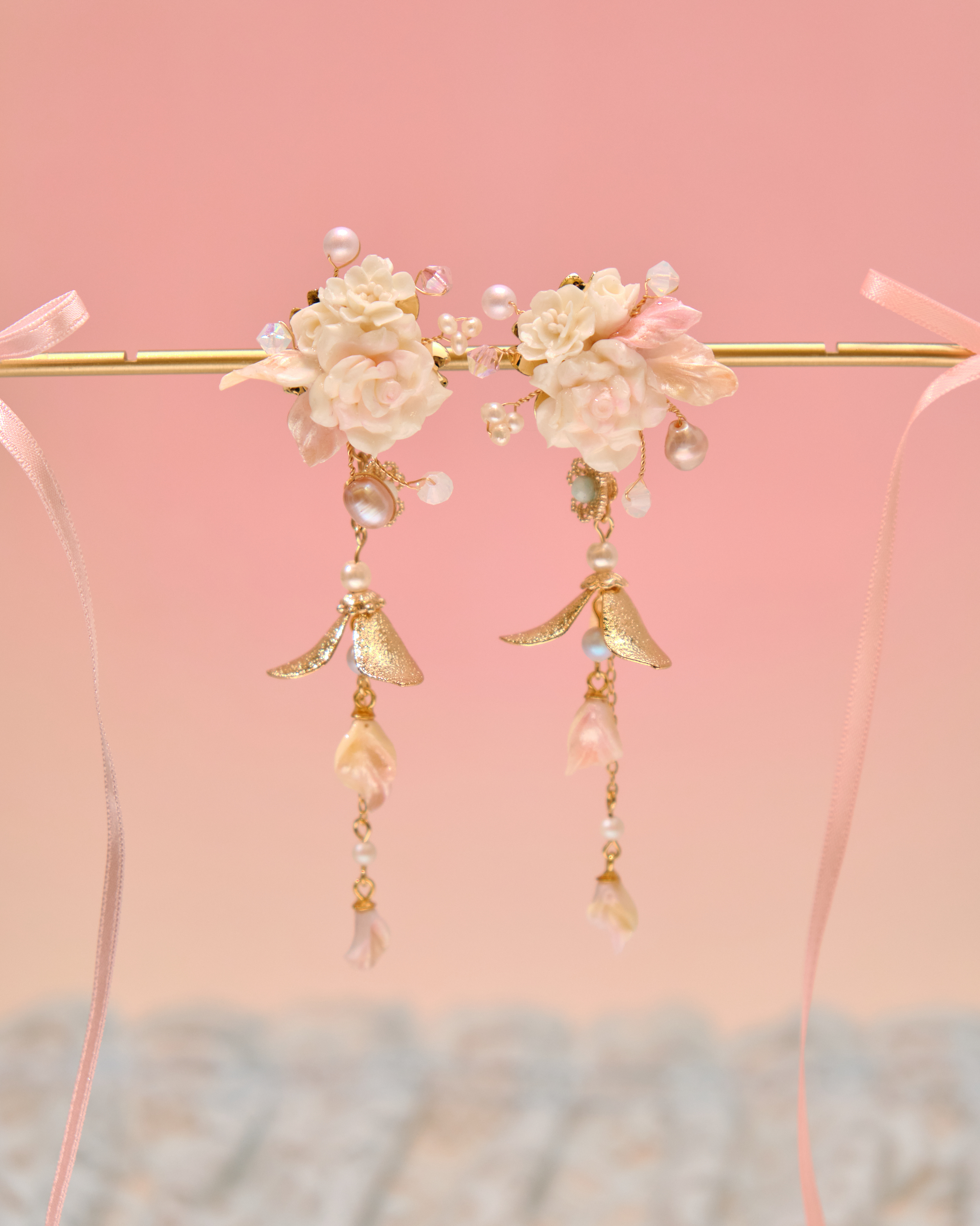 13283 Floral  Whisper Earrings