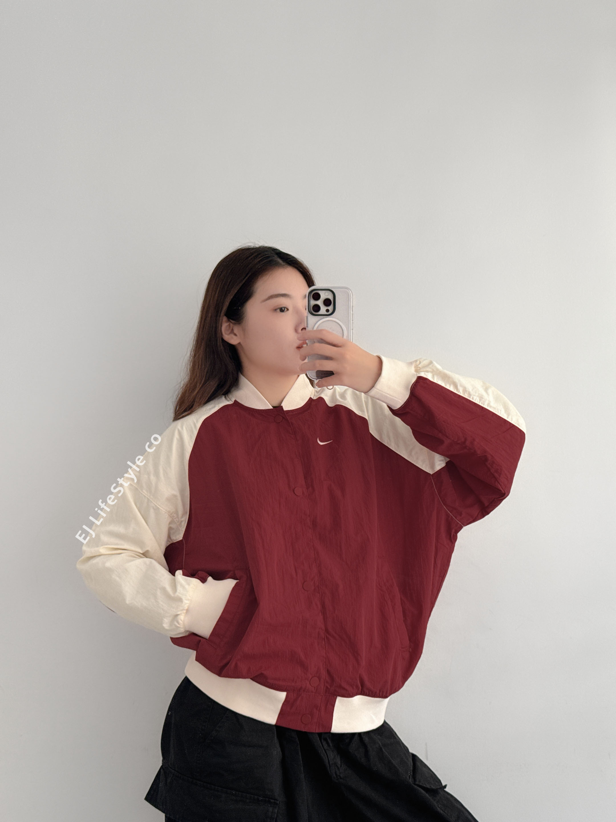 NIKE SPORTSWEAR OVERSIZED 運動外套 透氣 夾克 女款 IF0333-613 / 調貨