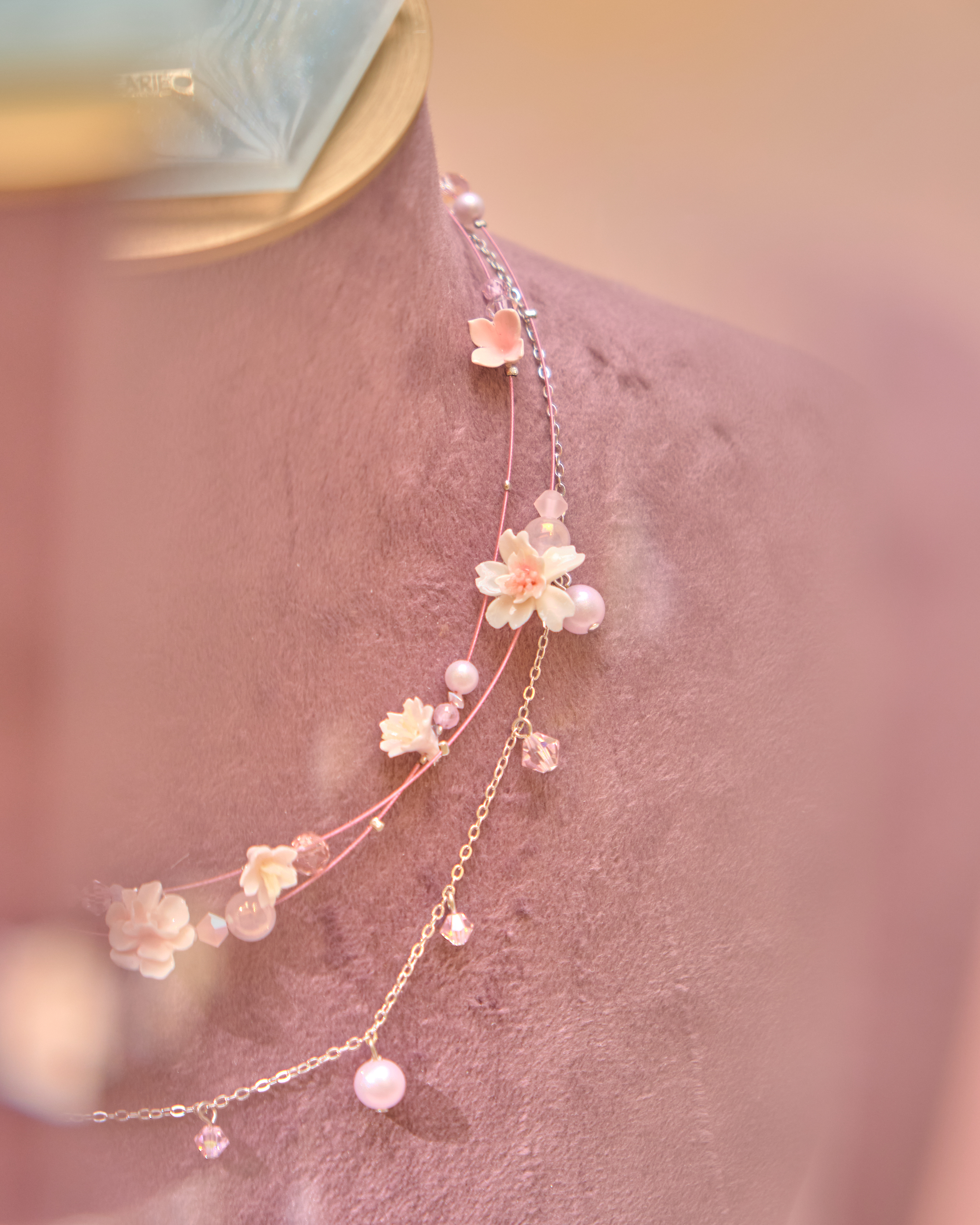 13271 Floral Swirl Convertible Necklace-Bracelet