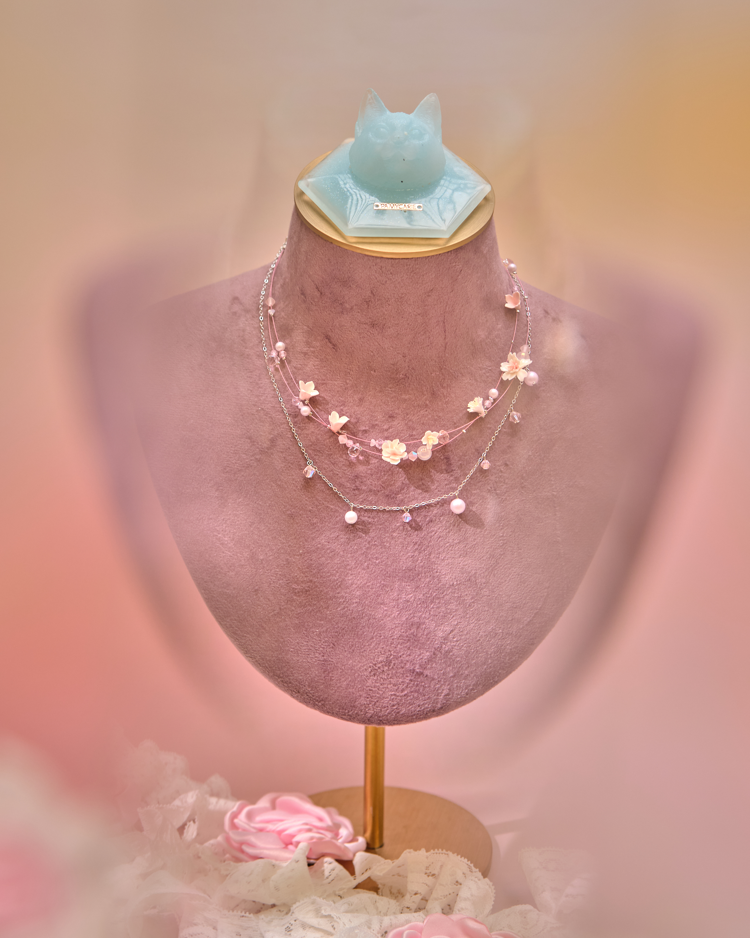 13271 Floral Swirl Convertible Necklace-Bracelet