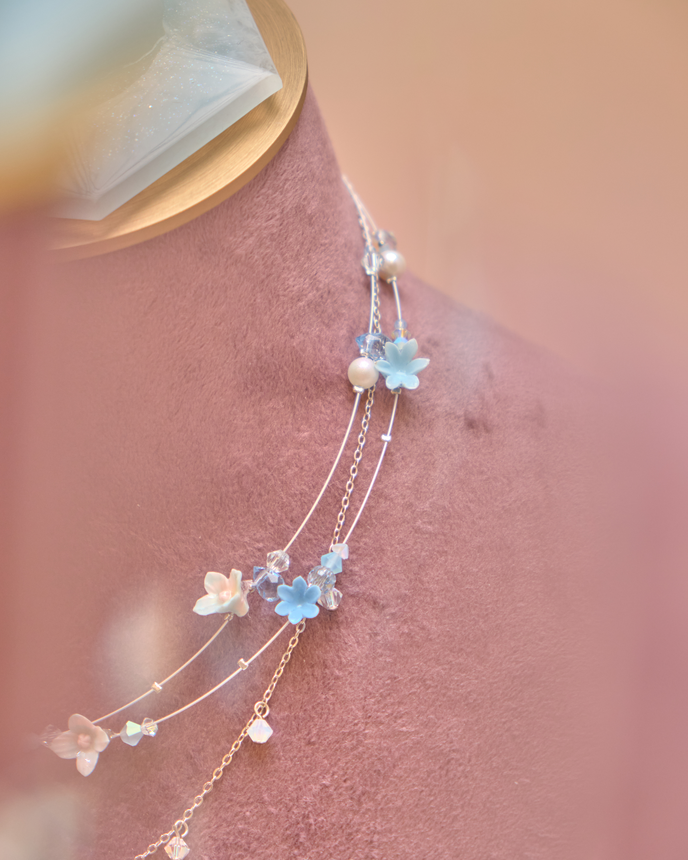 13270 Floral Swirl Convertible Necklace-Bracelet