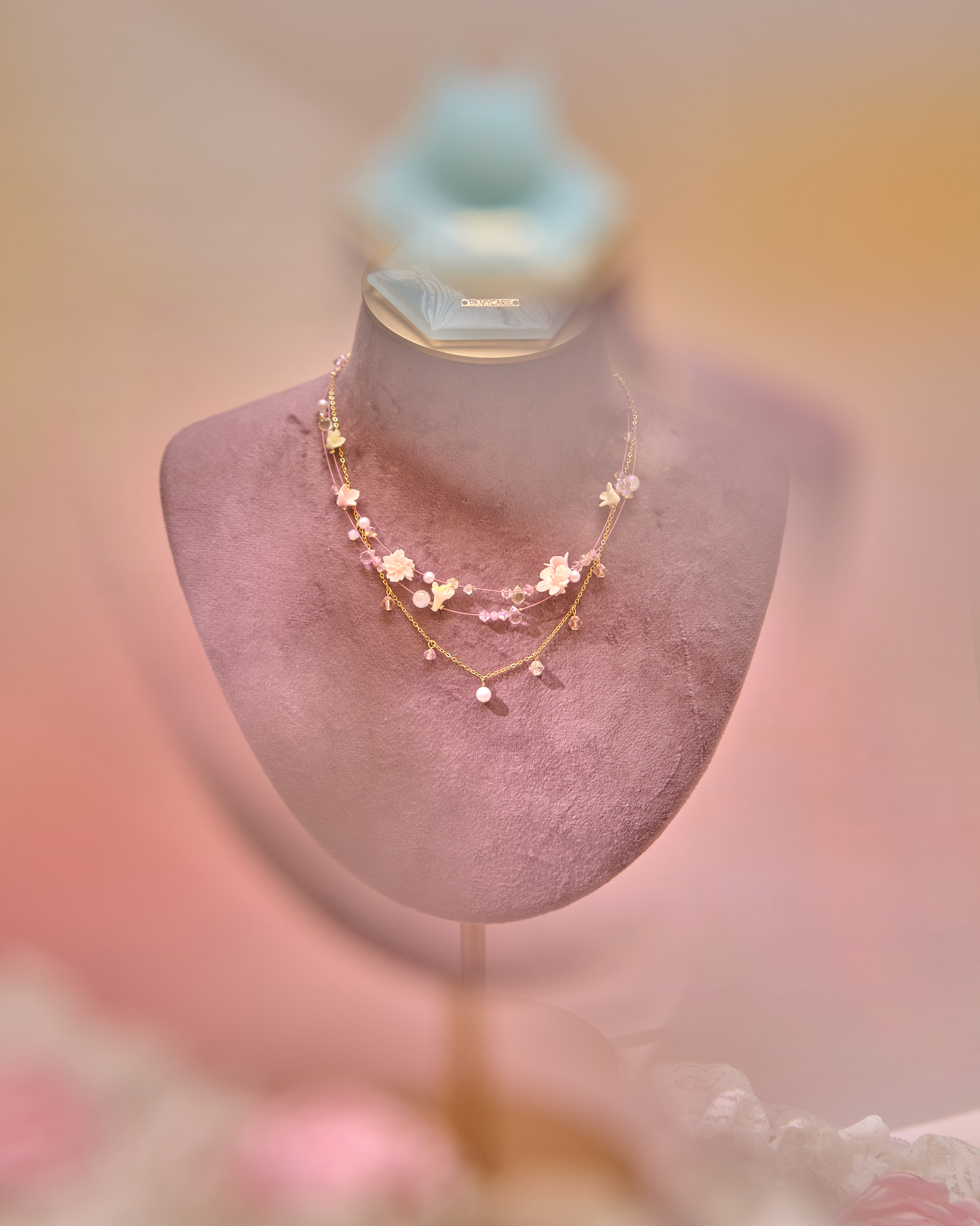 13267 Floral Swirl Convertible Necklace-Bracelet