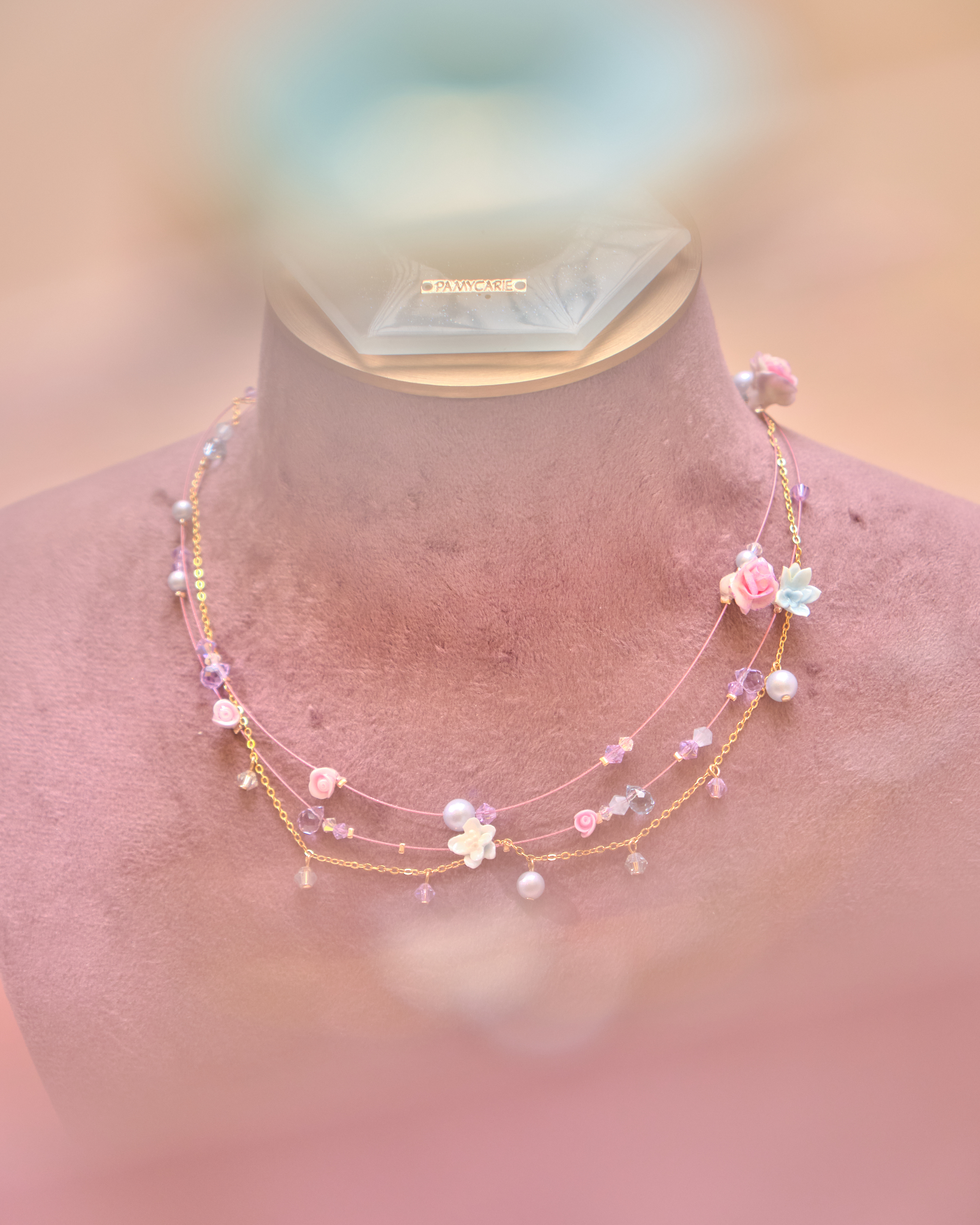 13266 Floral Swirl Convertible Necklace-Bracelet