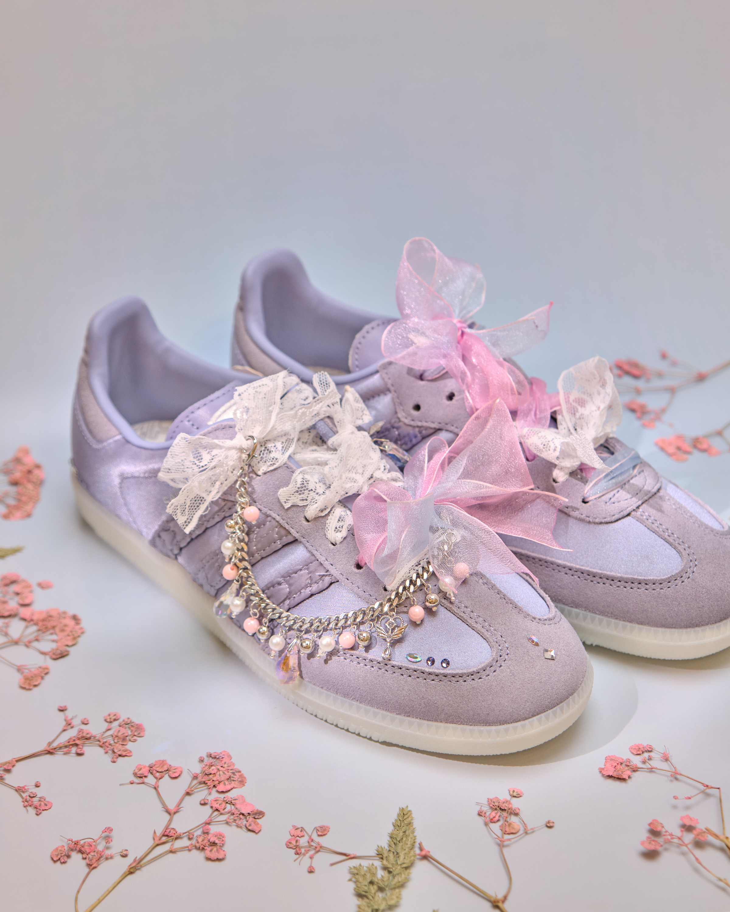 13265 Galaxia Garden Shoe Pendant Duo Set