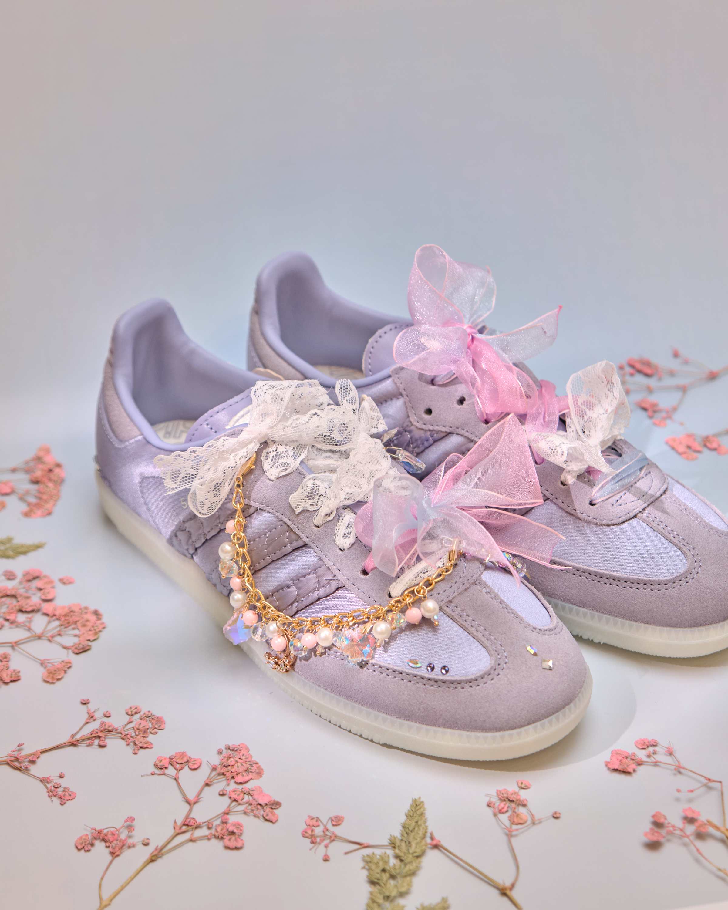 13264 Galaxia Garden Shoe Pendant Duo Set