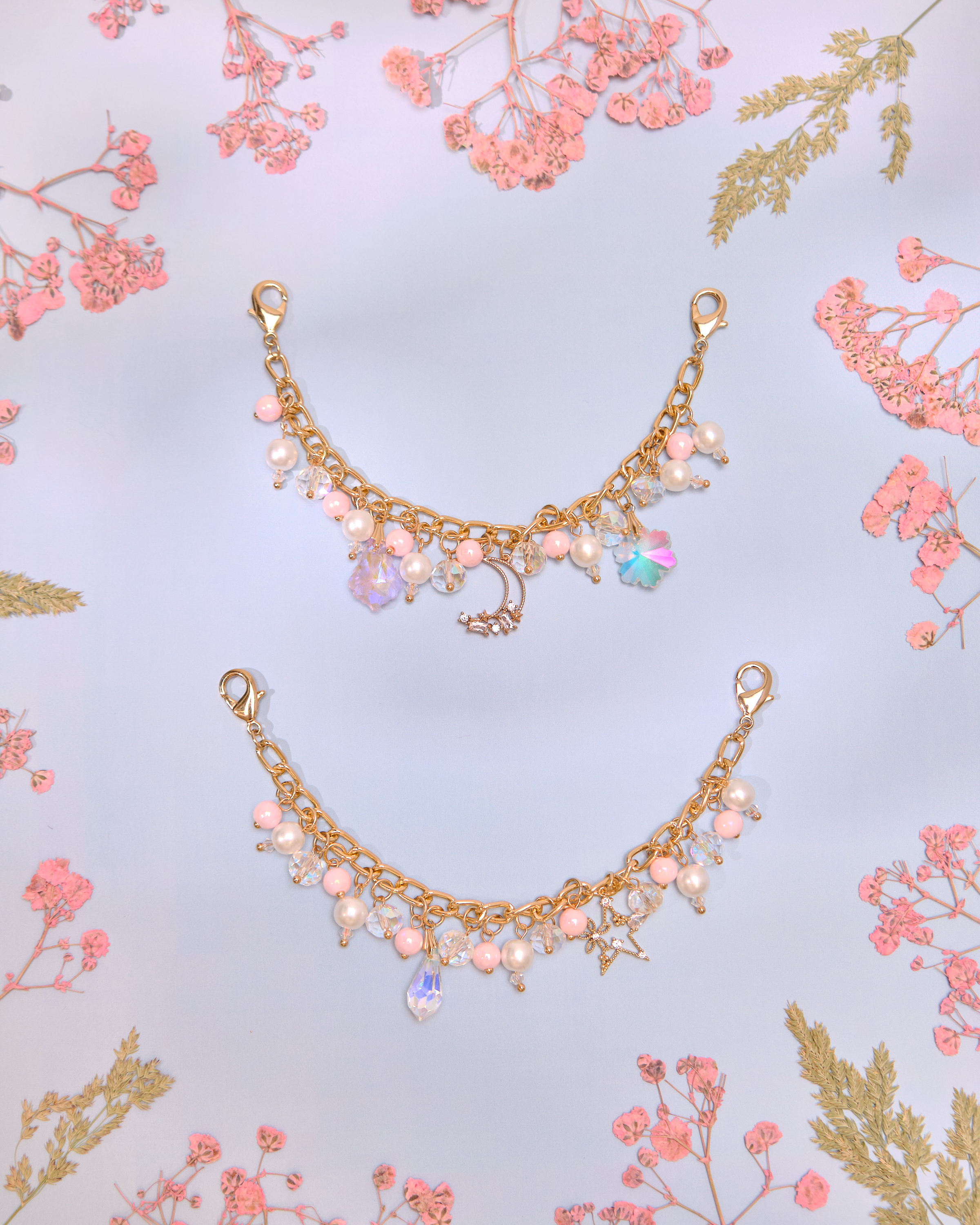 13264 Galaxia Garden Shoe Pendant Duo Set