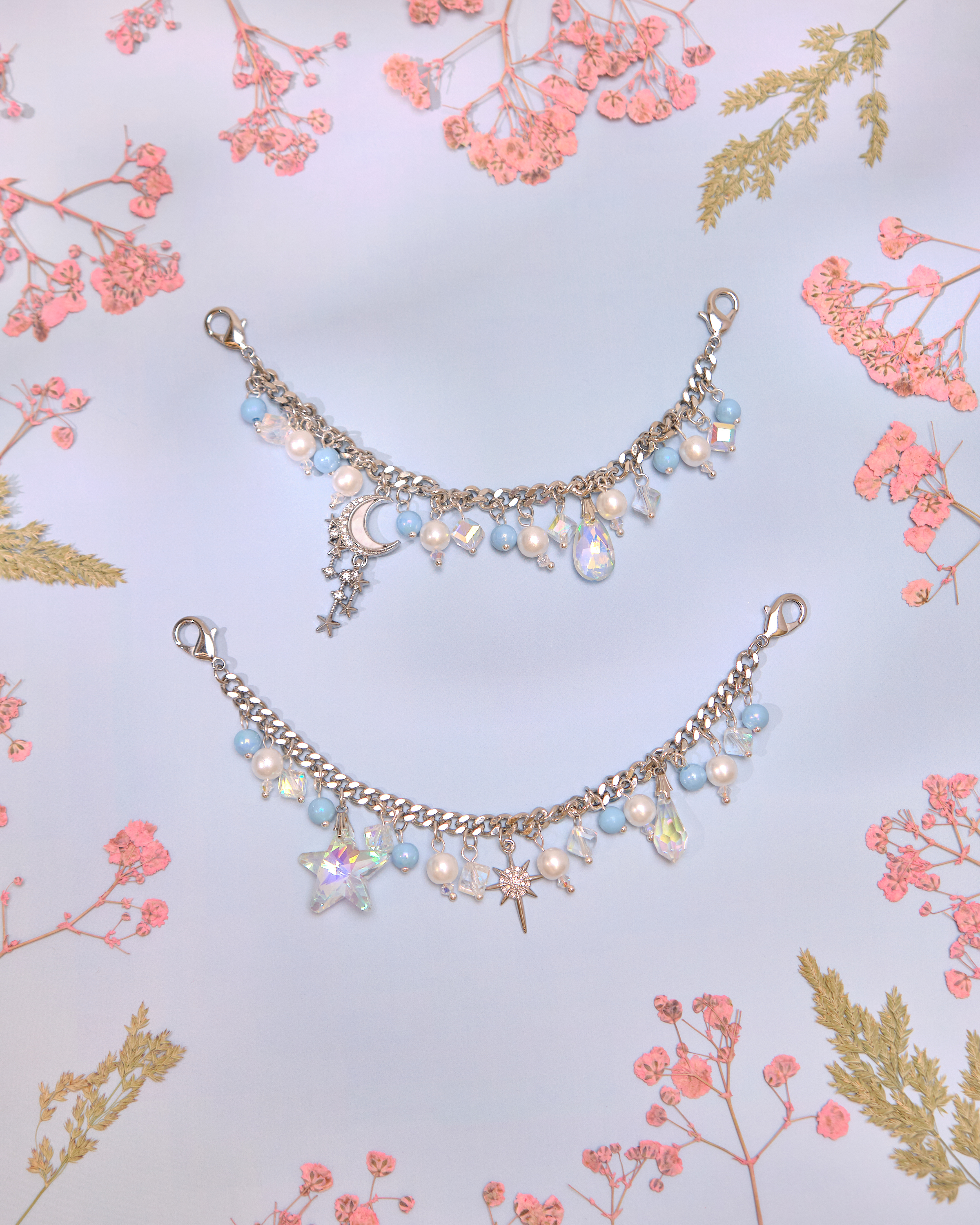 13263 Galaxia Garden Shoe Pendant Duo Set