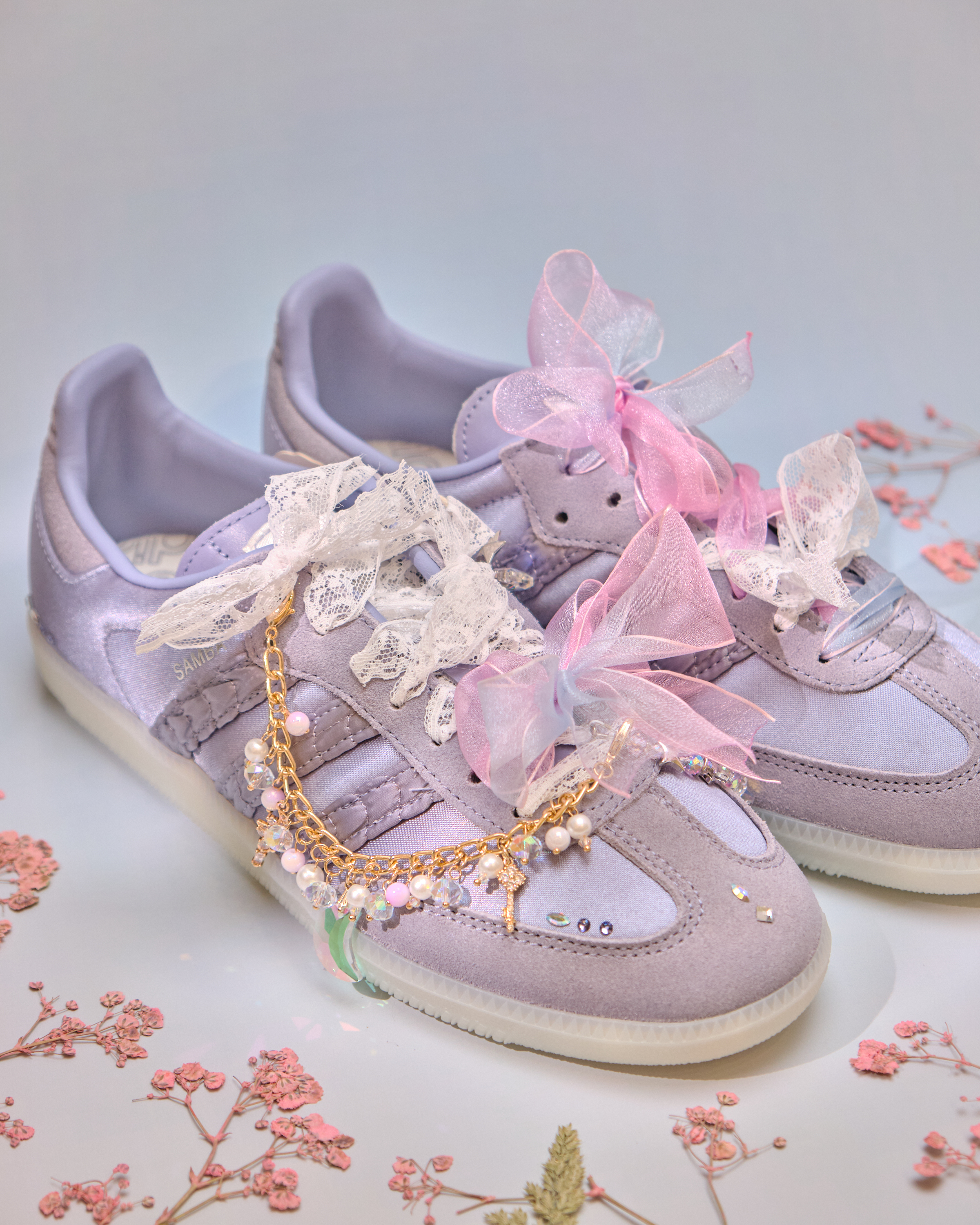 13262 Galaxia Garden Shoe Pendant Duo Set