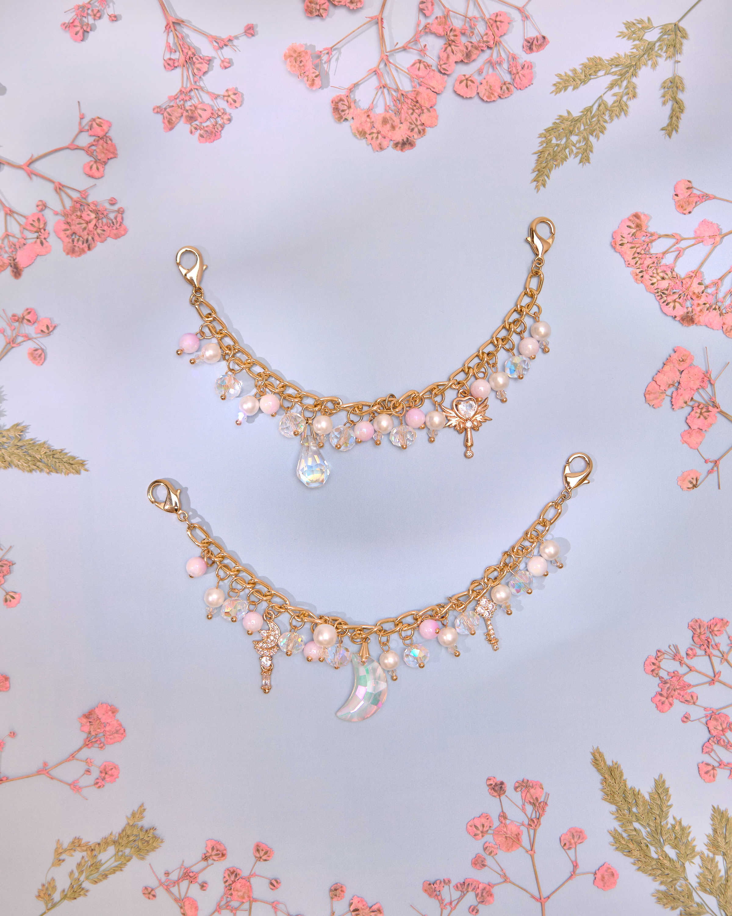 13262 Galaxia Garden Shoe Pendant Duo Set