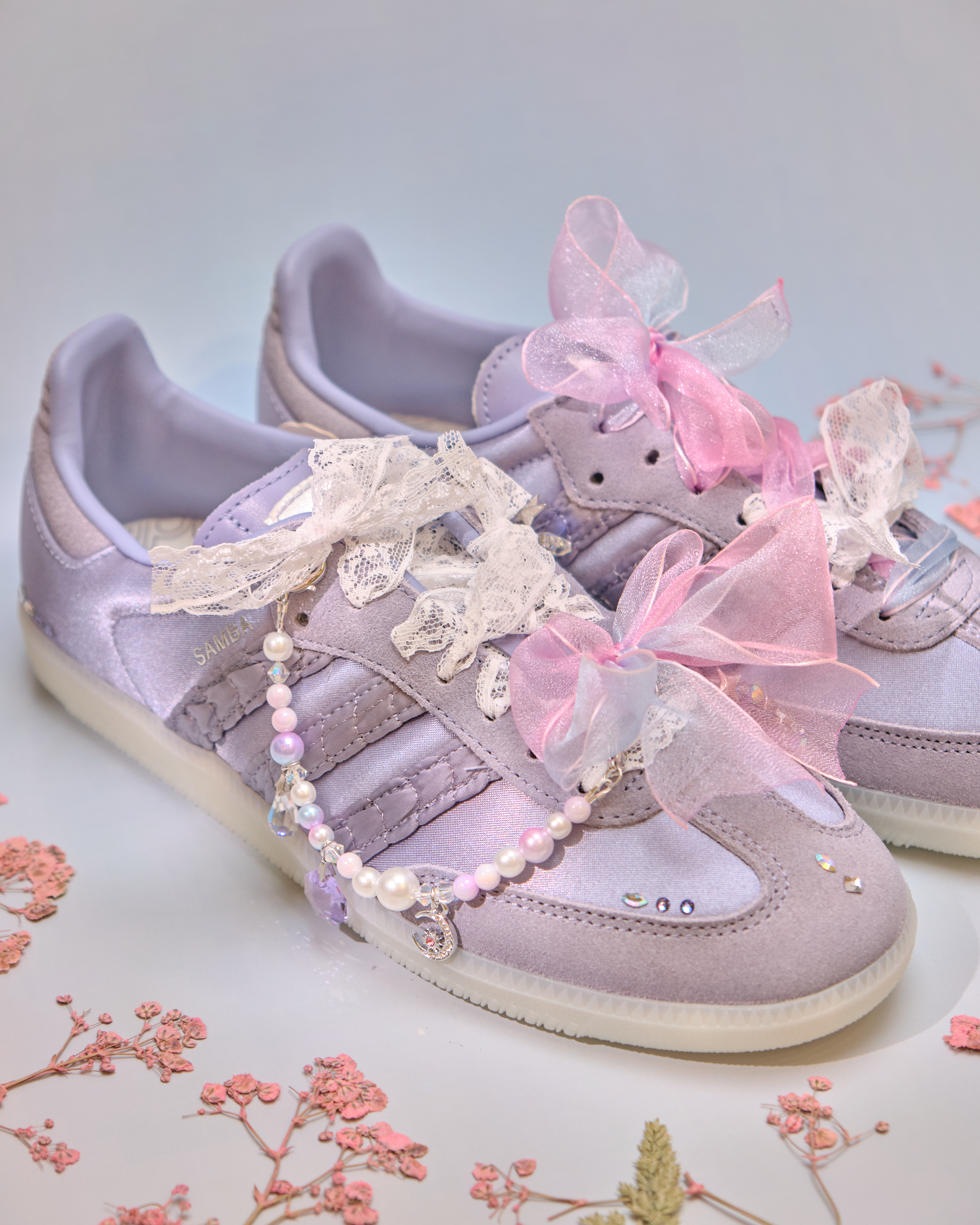 13261 Galaxia Garden Shoe Pendant Duo Set