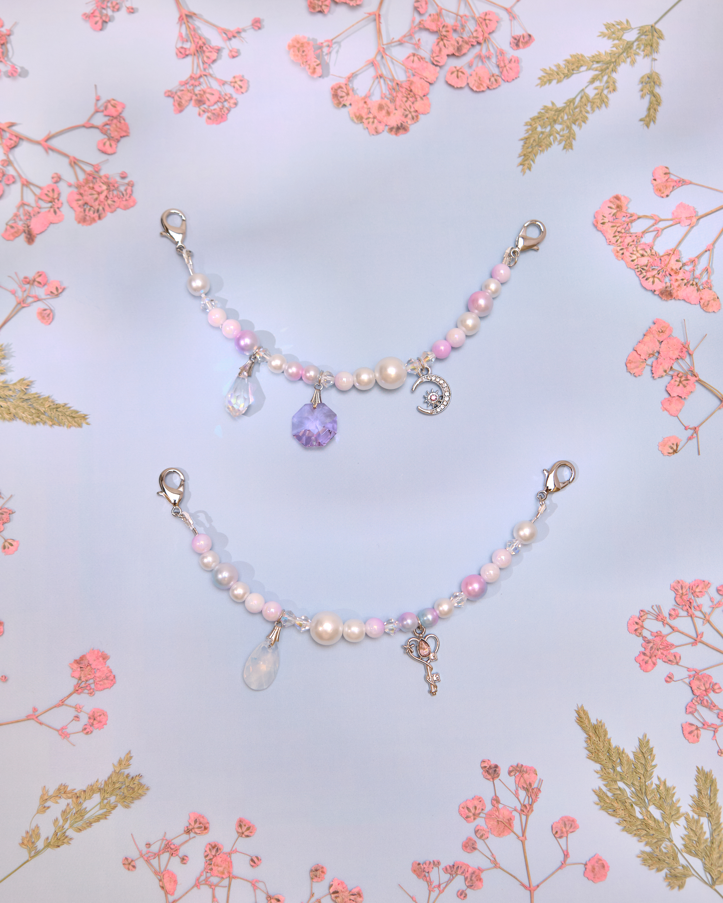 13261 Galaxia Garden Shoe Pendant Duo Set