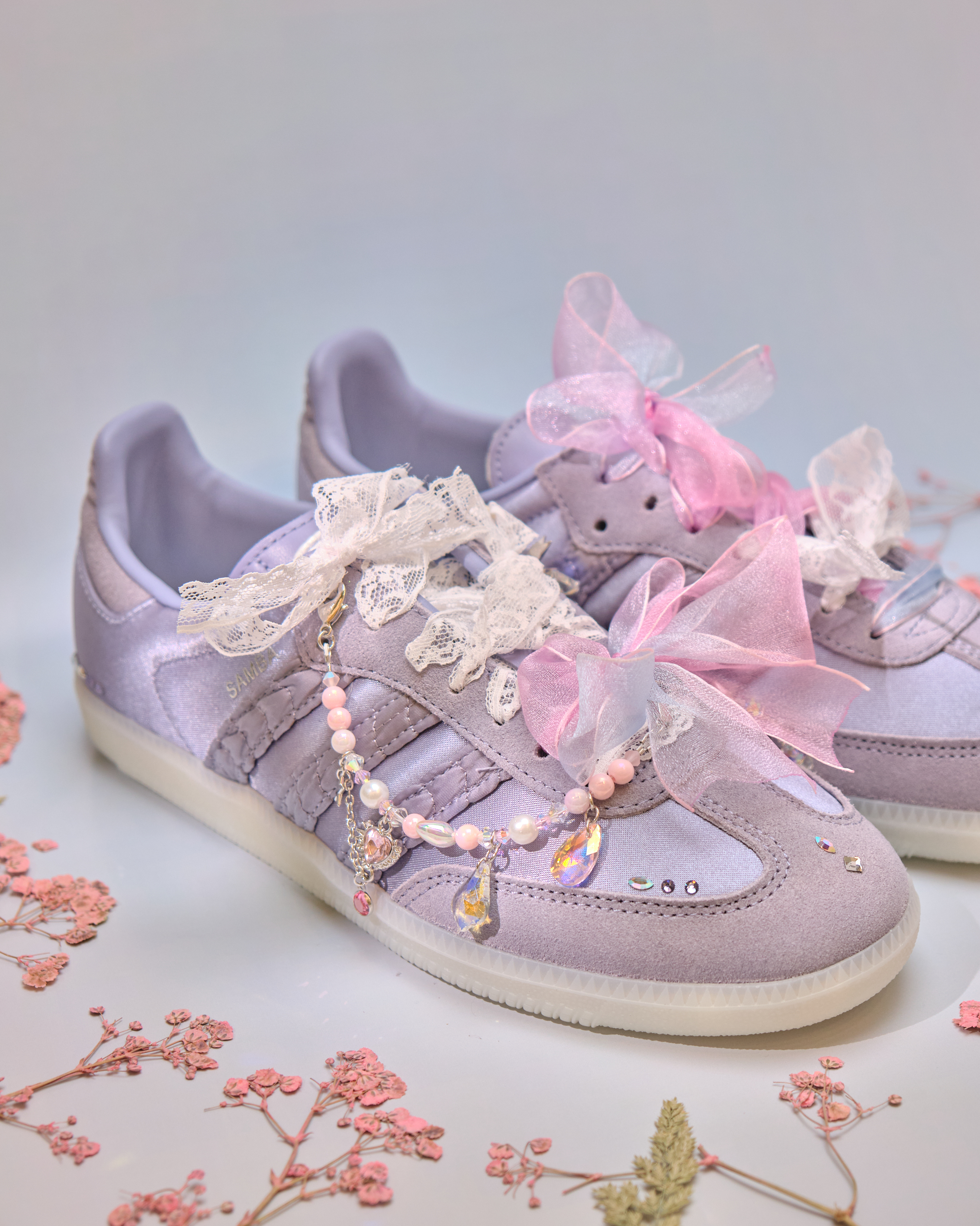 13260 Galaxia Garden Shoe Pendant Duo Set