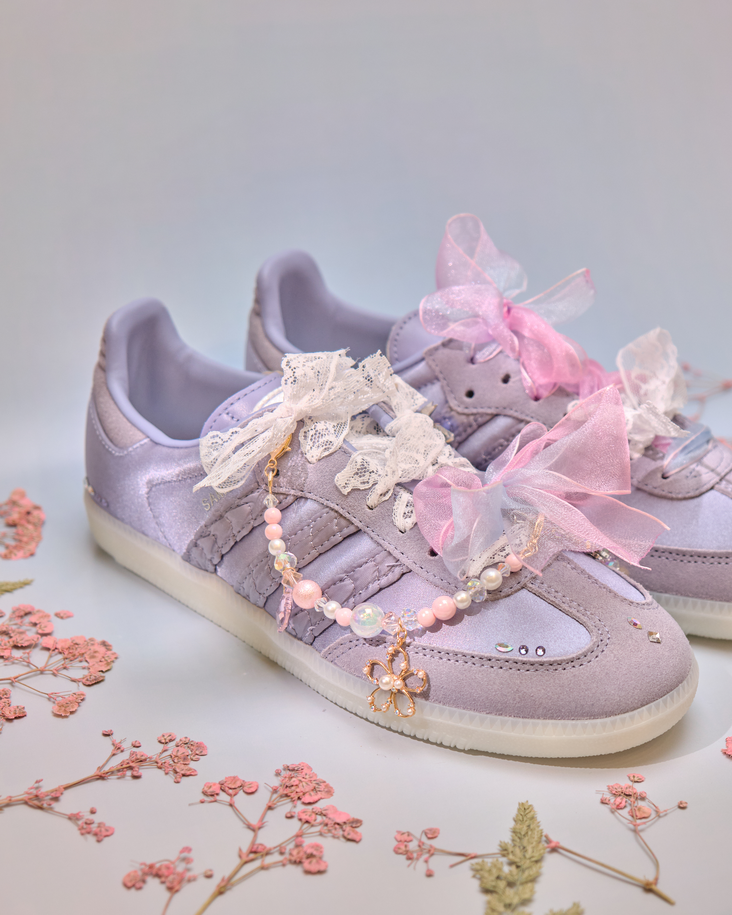 13259 Galaxia Garden Shoe Pendant Duo Set