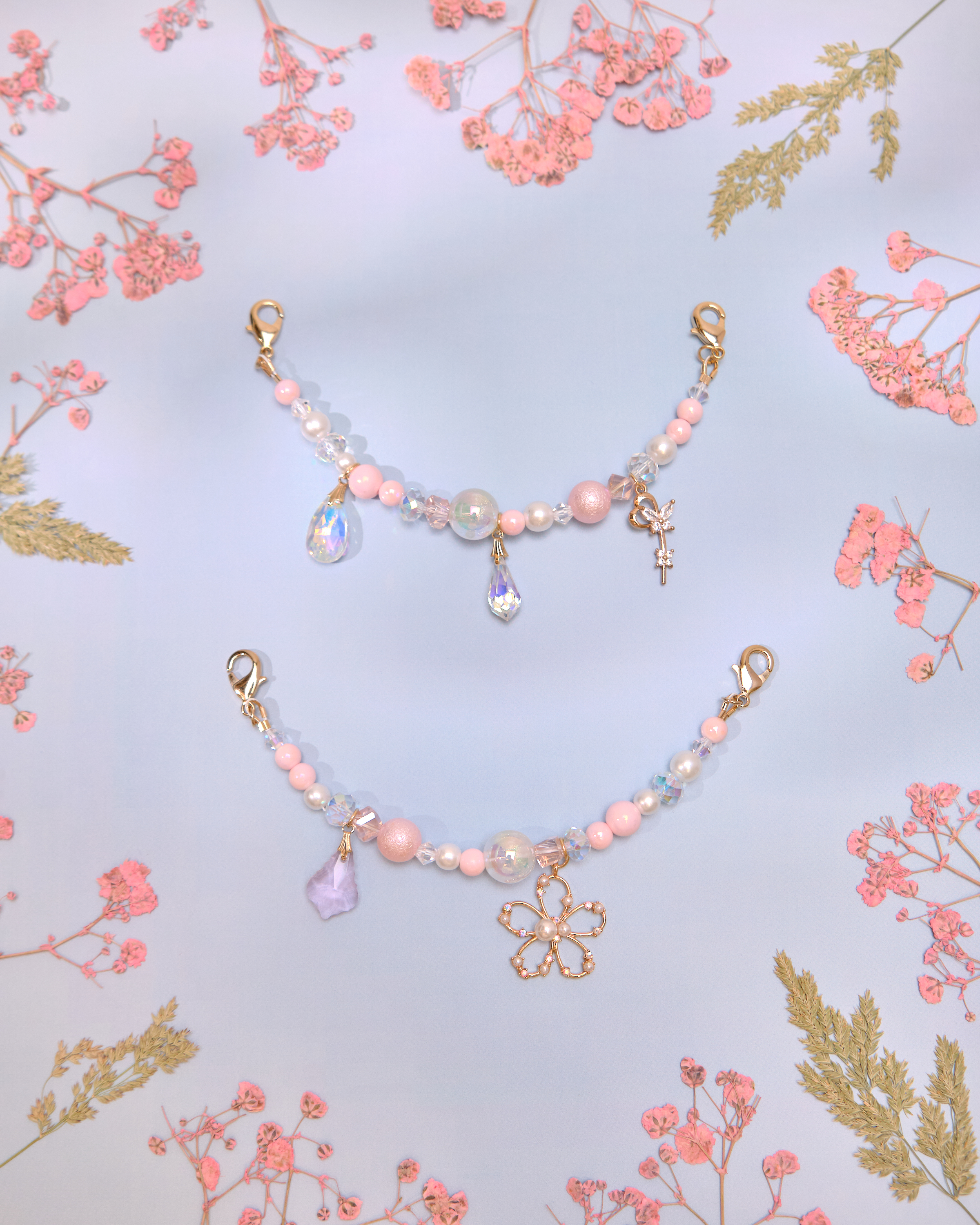 13259 Galaxia Garden Shoe Pendant Duo Set