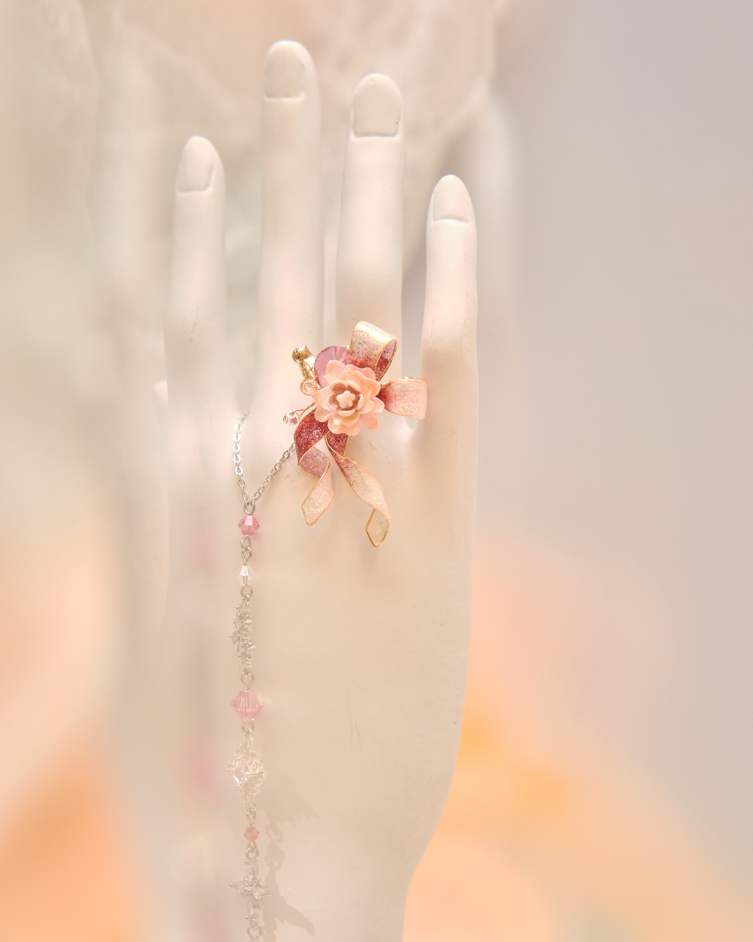 13236 Whimsy Bow Blooms Dip Art Ring