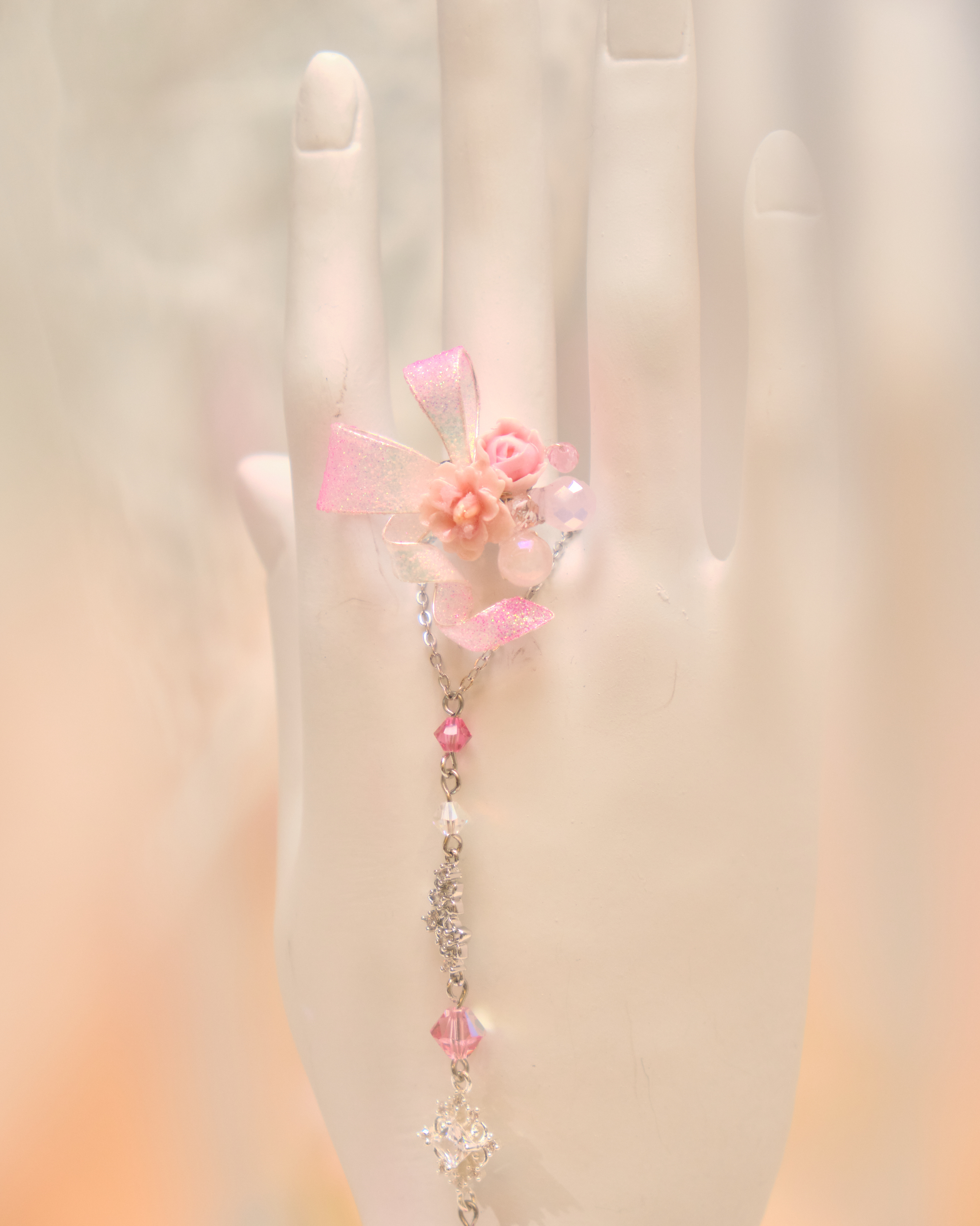 13233 Whimsy Bow Blooms Dip Art Ring