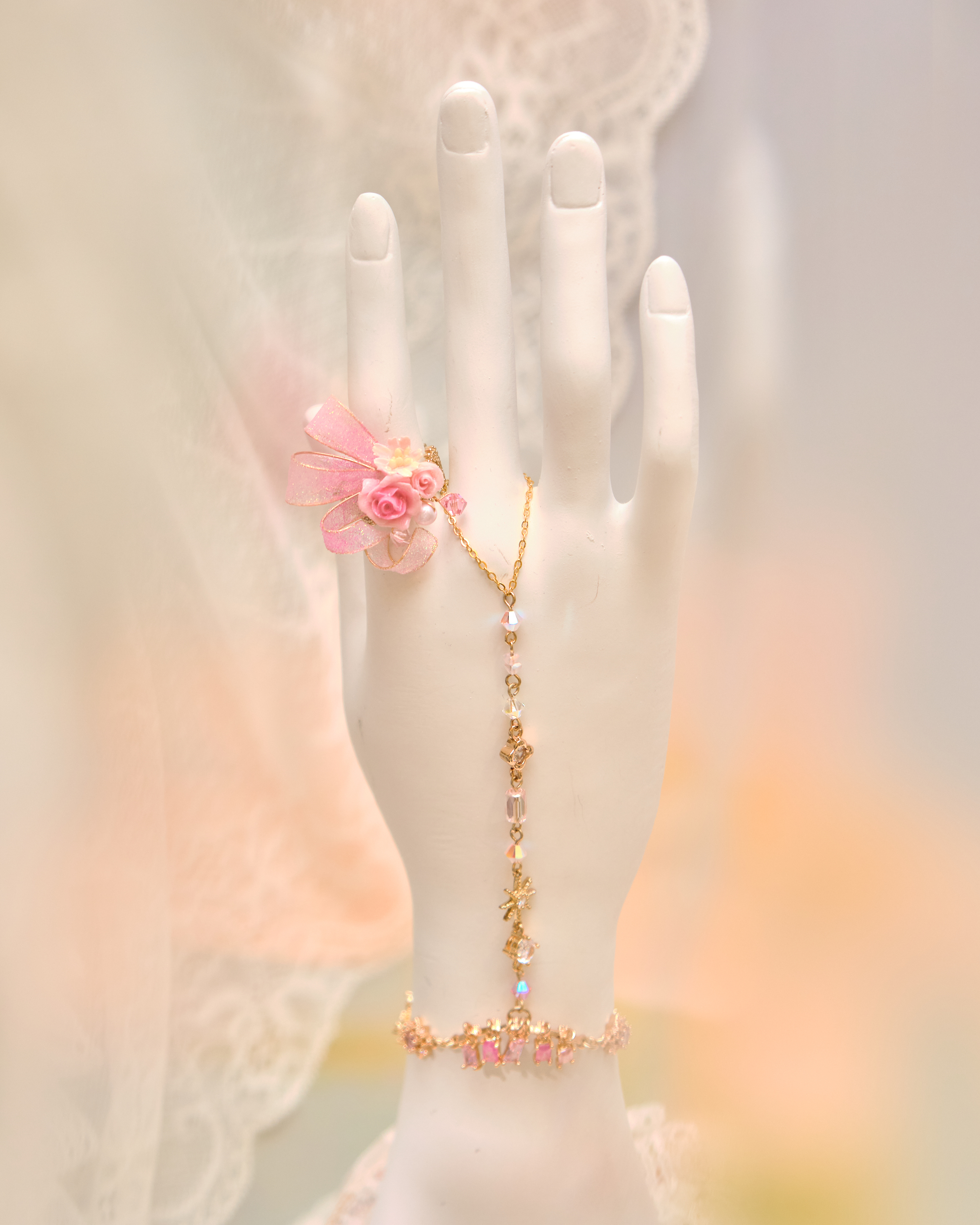 13239 Whimsy Bow Blooms Dip Art Ring