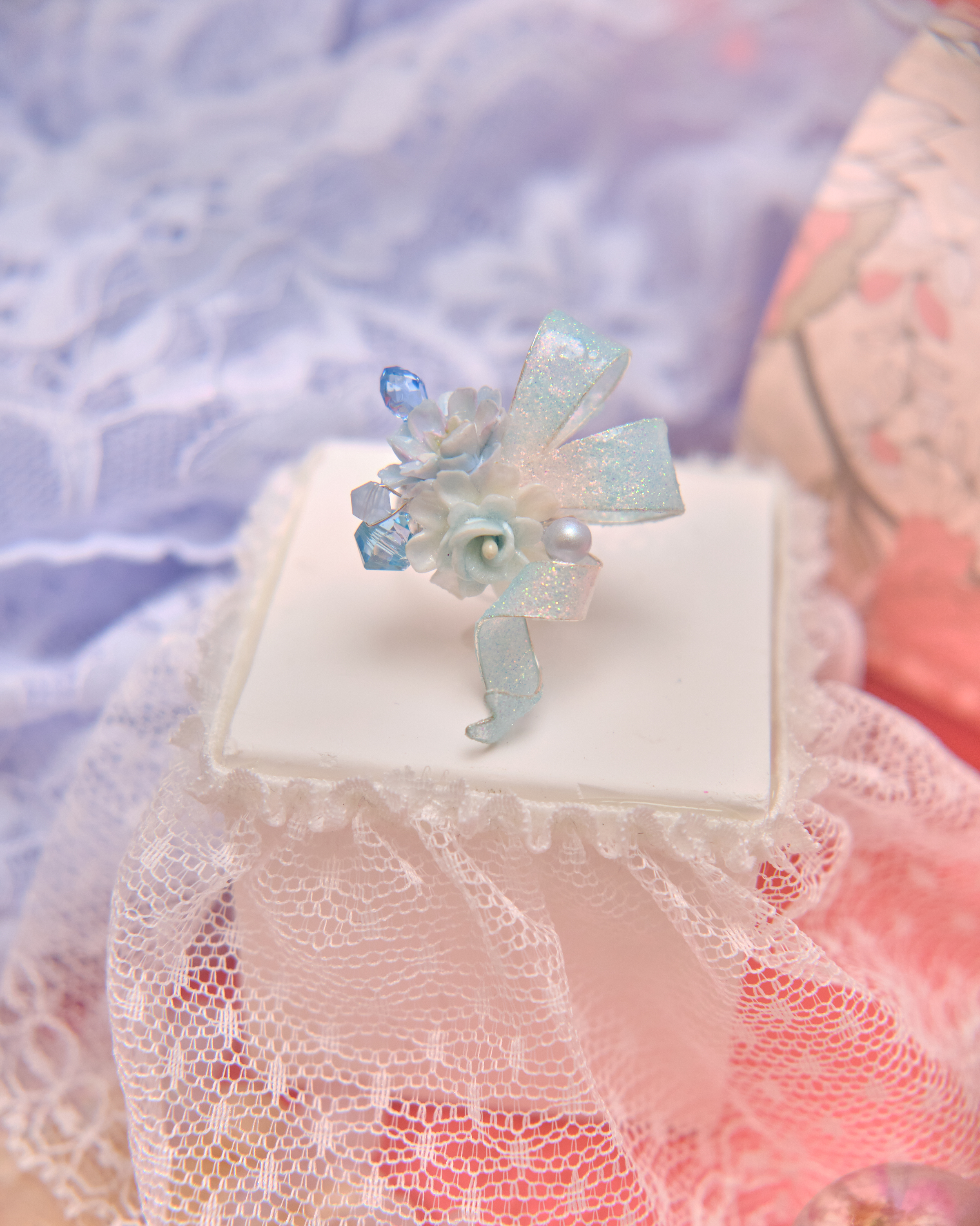 13232 Whimsy Bow Blooms Dip Art Ring